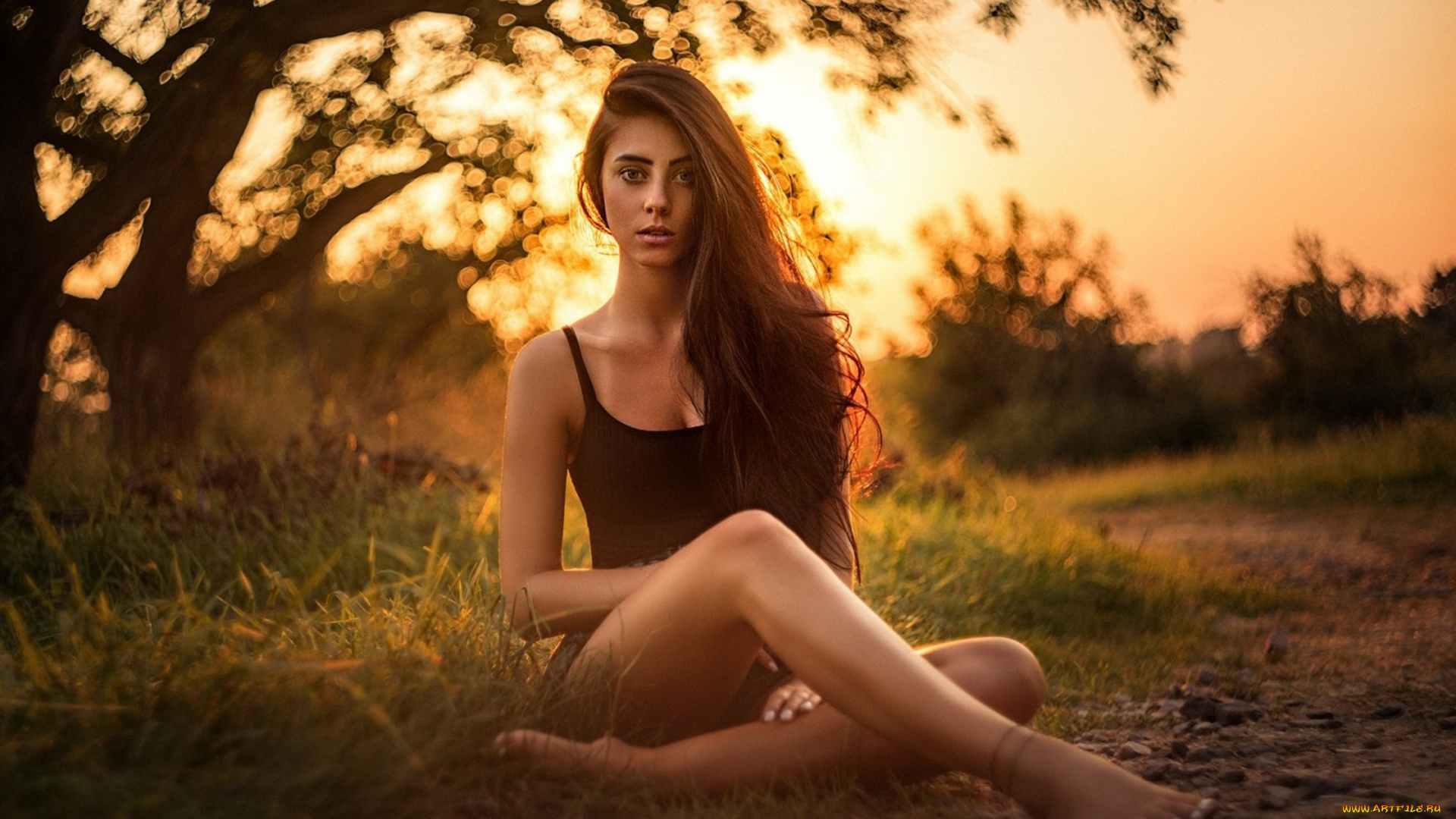 юлия, карина, девушки, julia, carina, юлия, карина, julia, carina, солнце, рассвет, девушка, модель, брюнетка, красотка, взгляд, макияж