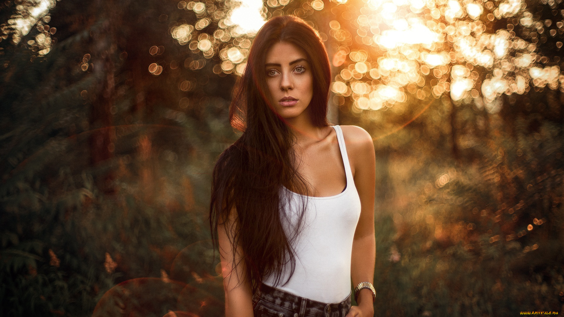 юлия, карина, девушки, julia, carina, юлия, карина, julia, carina, солнце, рассвет, девушка, модель, брюнетка, красотка, взгляд, макияж