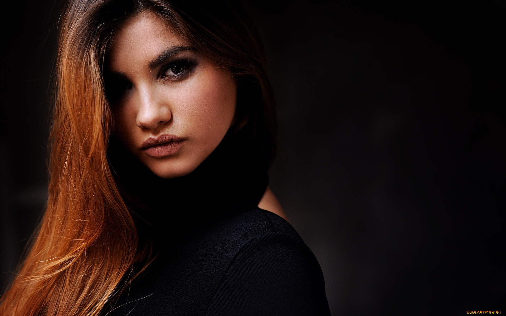 девушки, -, лица, , портреты, девушка, модель, рыжеволосая, причёска, красотка, лицо, макияж, портрет, взгляд