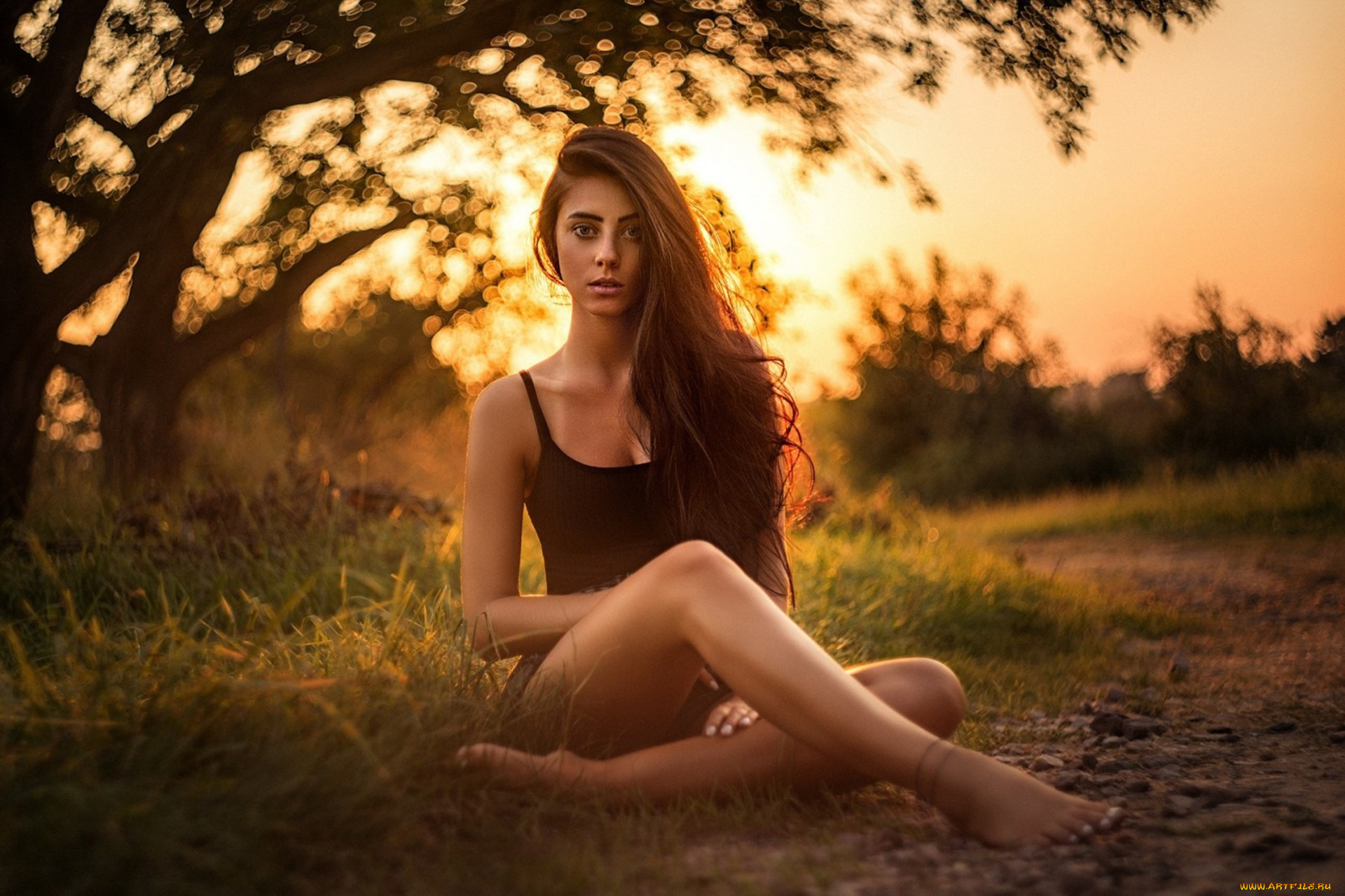 юлия, карина, девушки, julia, carina, юлия, карина, julia, carina, солнце, рассвет, девушка, модель, брюнетка, красотка, взгляд, макияж