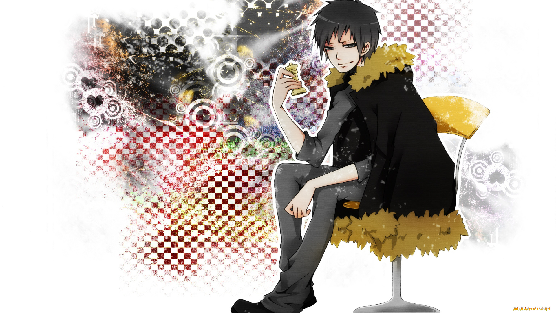 аниме, durarara, orihara, izaya, изая, орихара