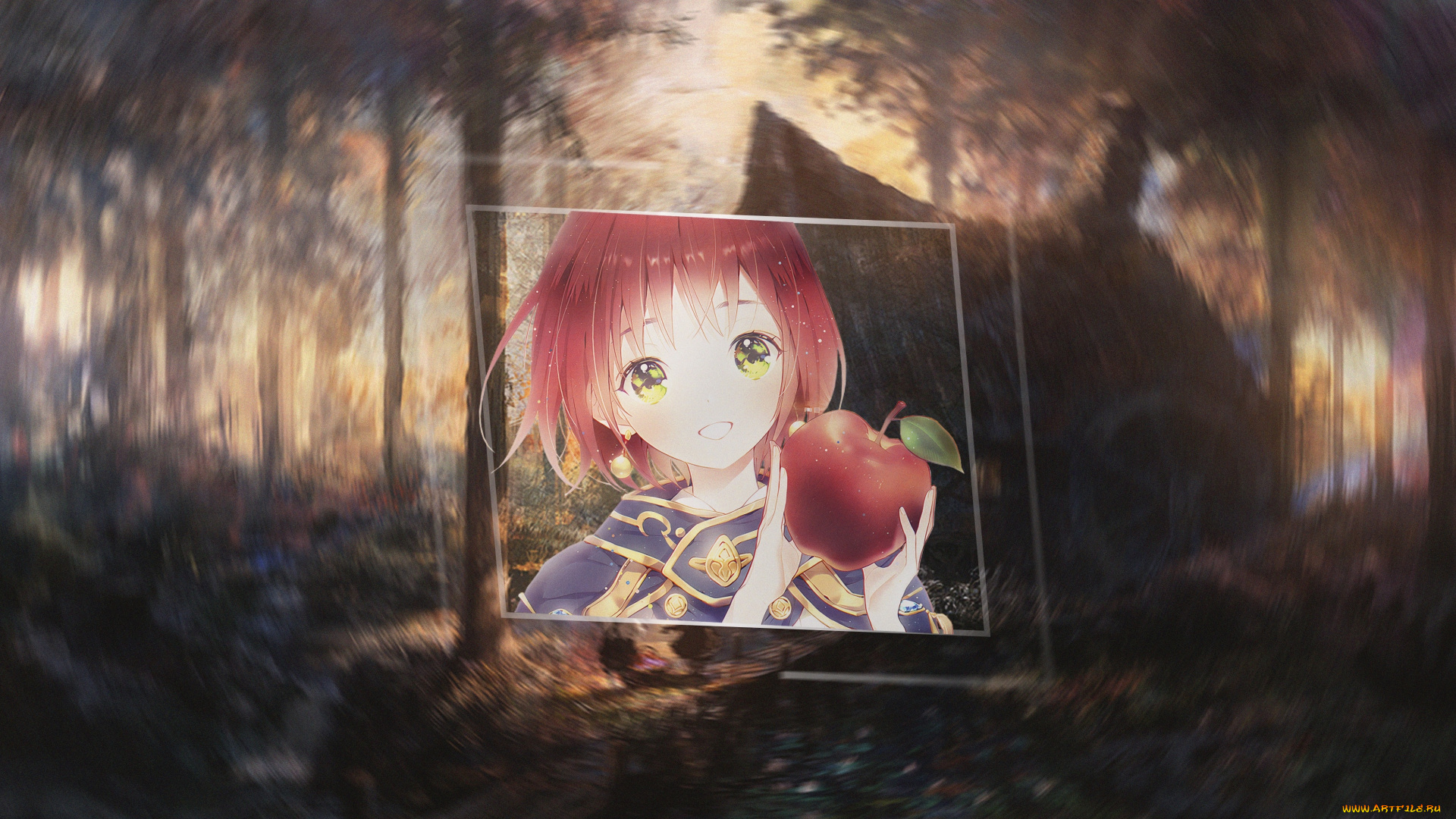 аниме, mahou, tsukai, no, yome, красноволосая, белоснежка