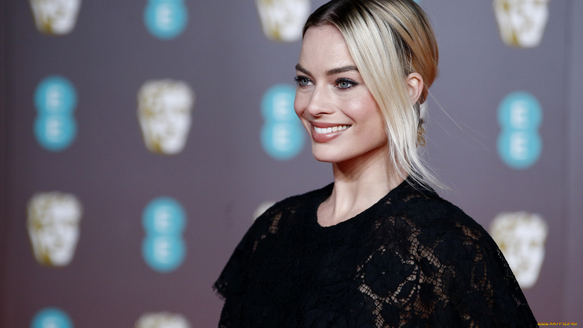 девушки, margot, robbie, блондинка, лицо