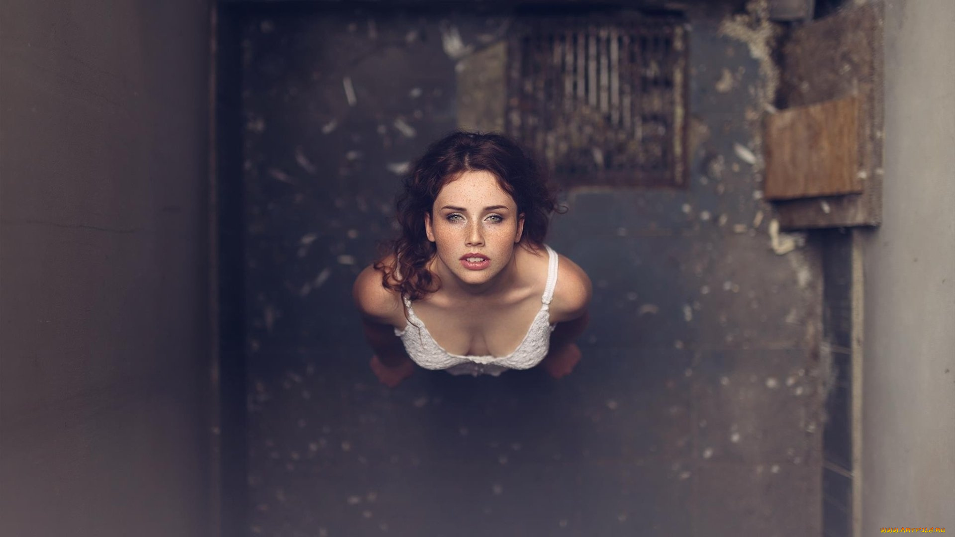 девушки, michalina, cysarz, шатенка, веснушки, декольте, михалина, цисарц