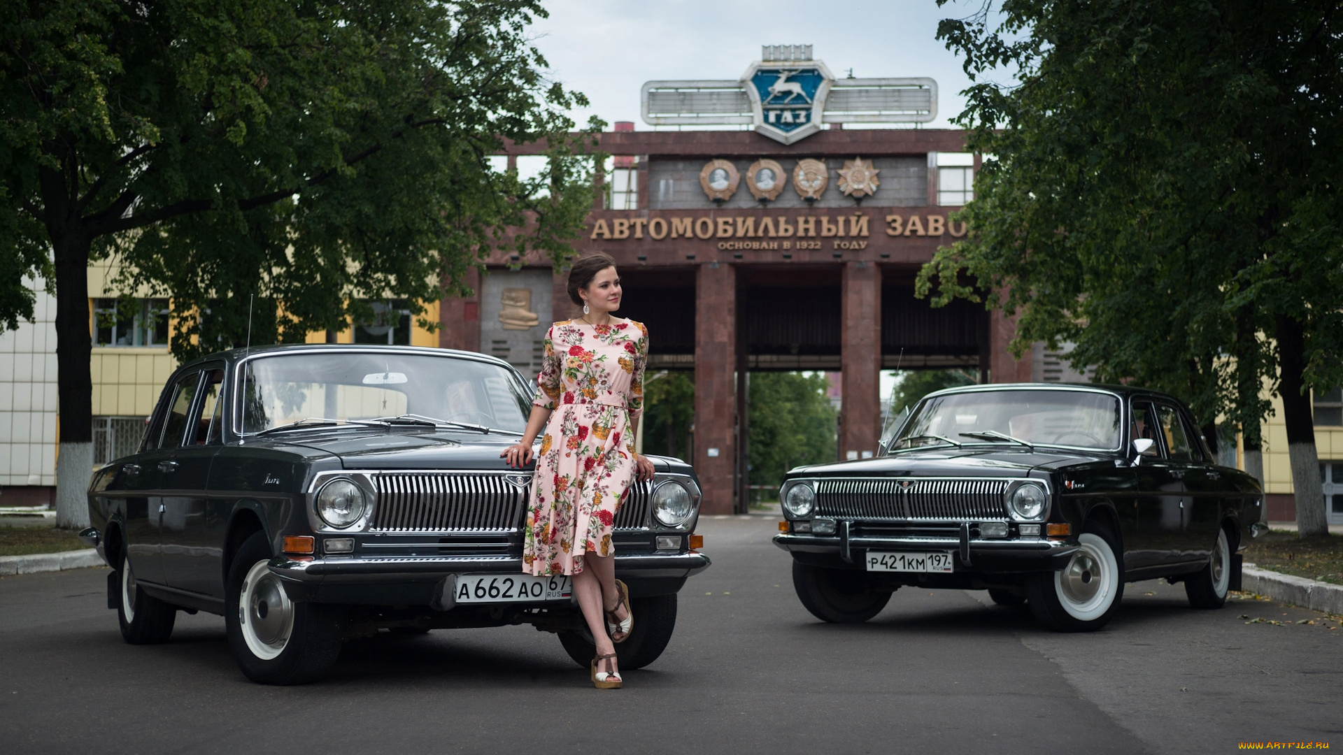 газ-, 24, волга, автомобили, -авто, с, девушками, газ-, 24, волга, девушка, модель, классика