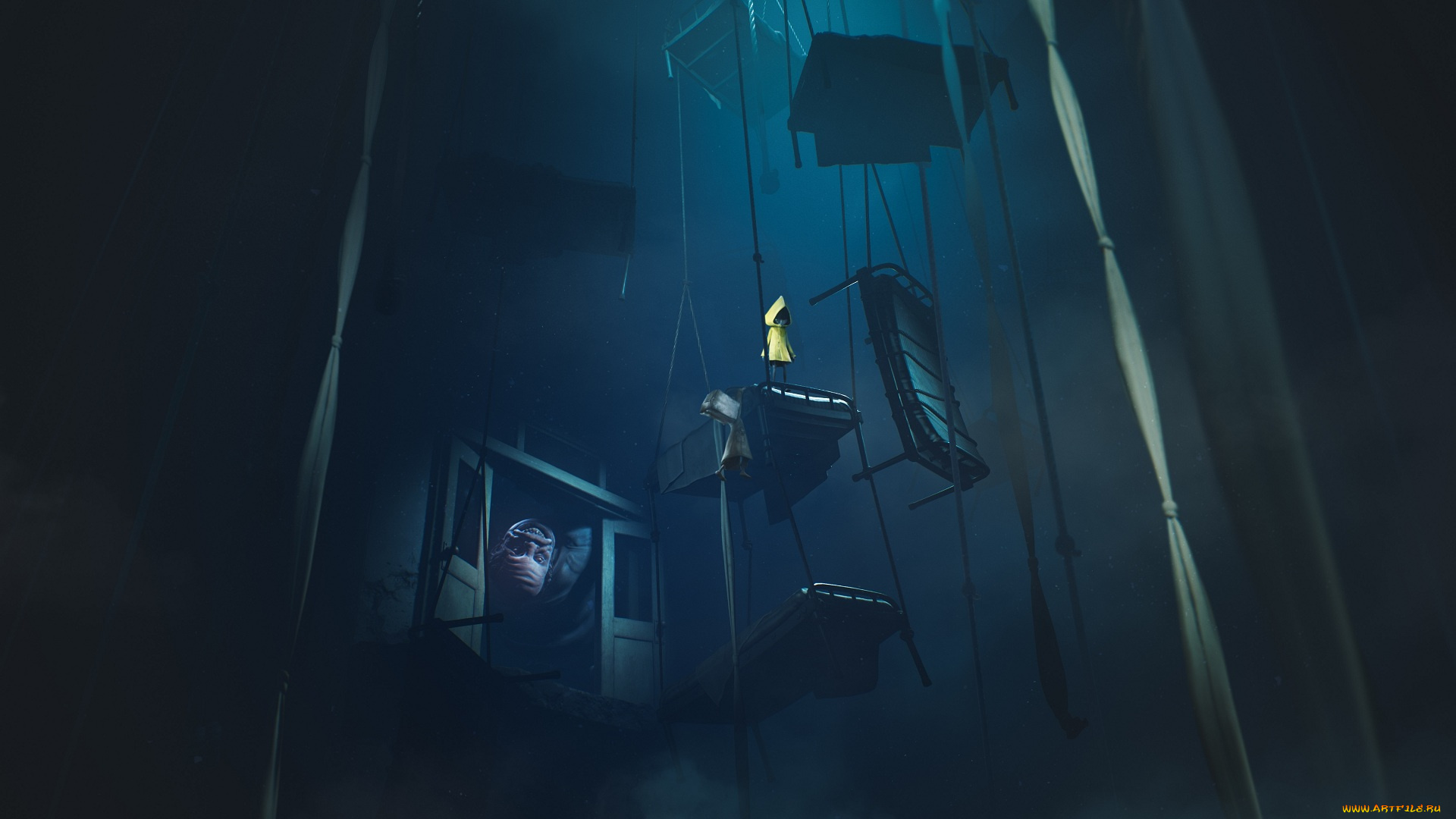 видео, игры, little, nightmares, little, nightmares, ii