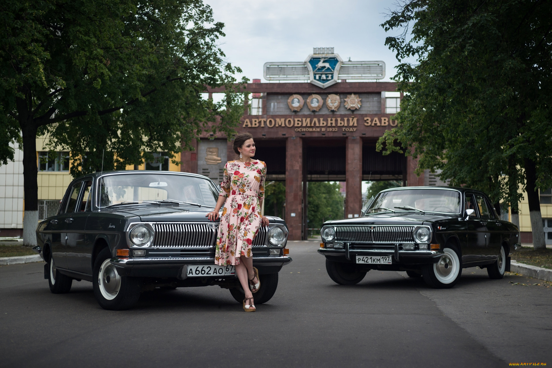 газ-, 24, волга, автомобили, -авто, с, девушками, газ-, 24, волга, девушка, модель, классика