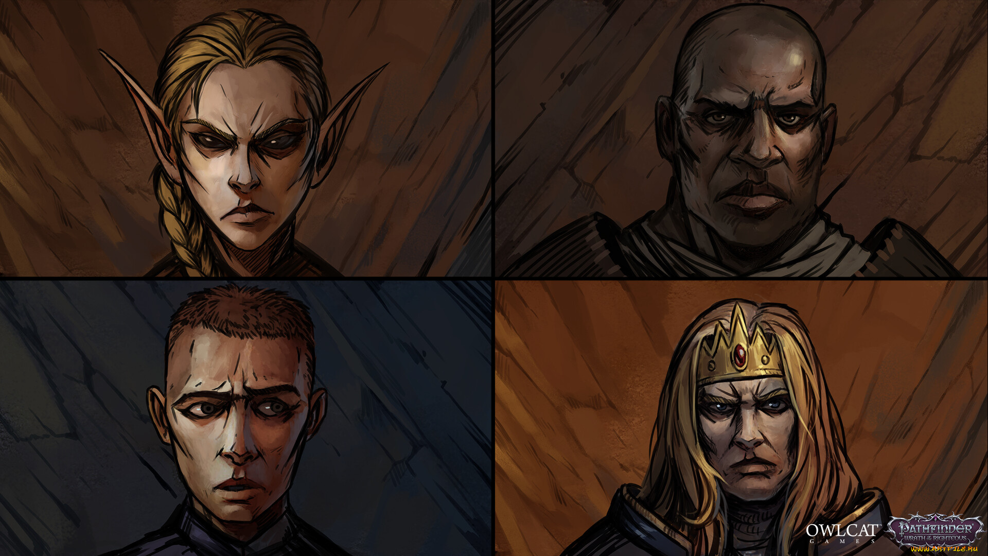 видео, игры, pathfinder, , wrath, of, the, righteous, персонажи