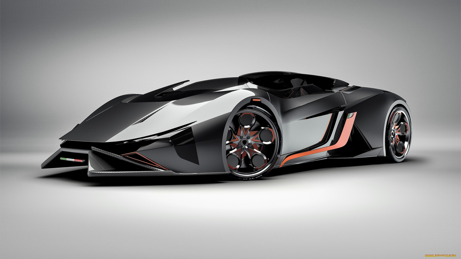 lamborghini, diamante, автомобили, 3д, темный