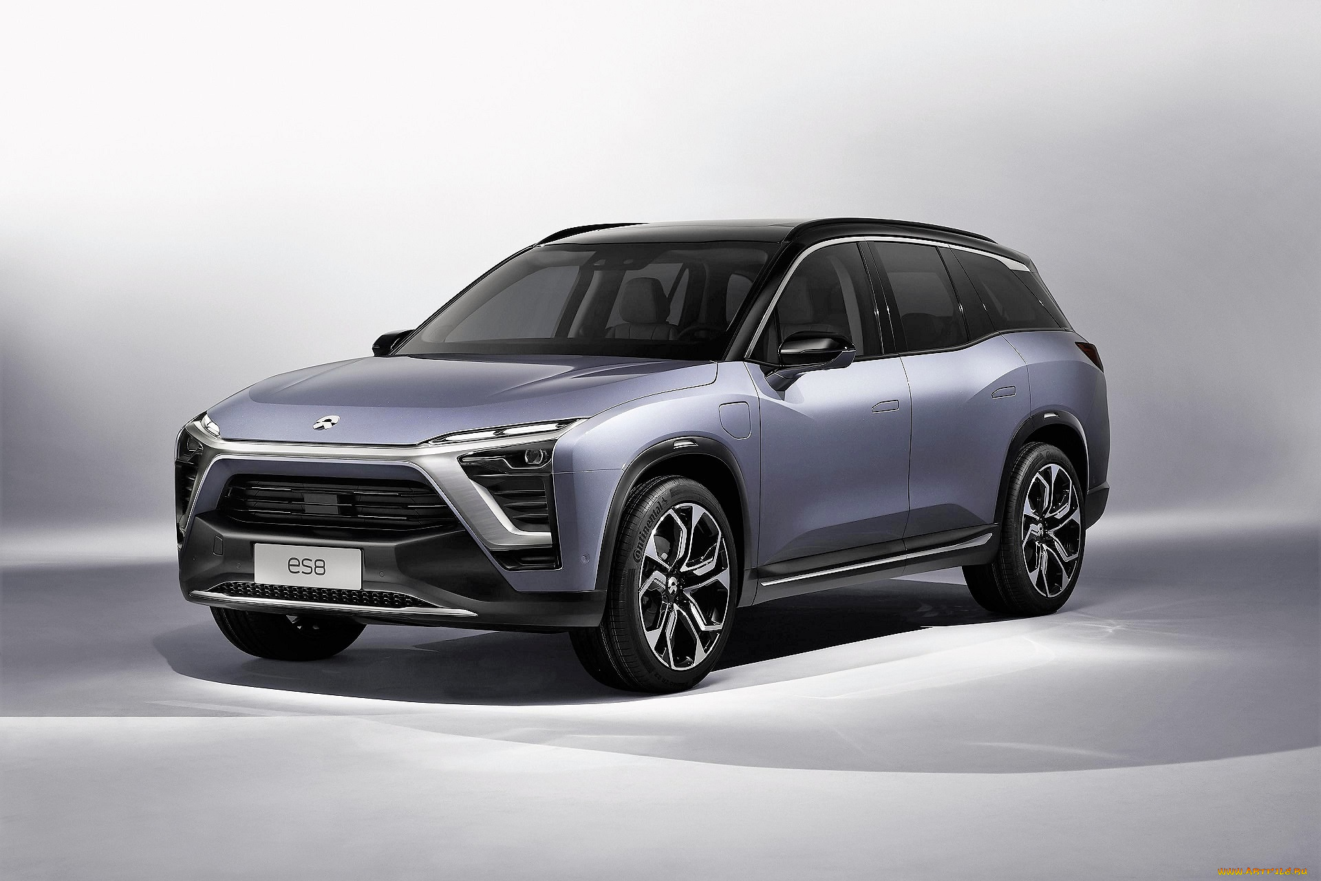 nextev, nio, es8, 2018, автомобили, nio, серебристый