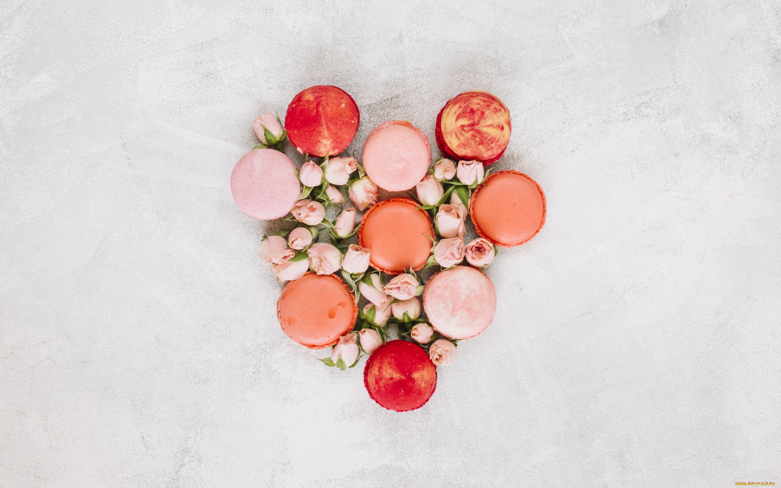 еда, макаруны, лакомство, печенье, ассорти