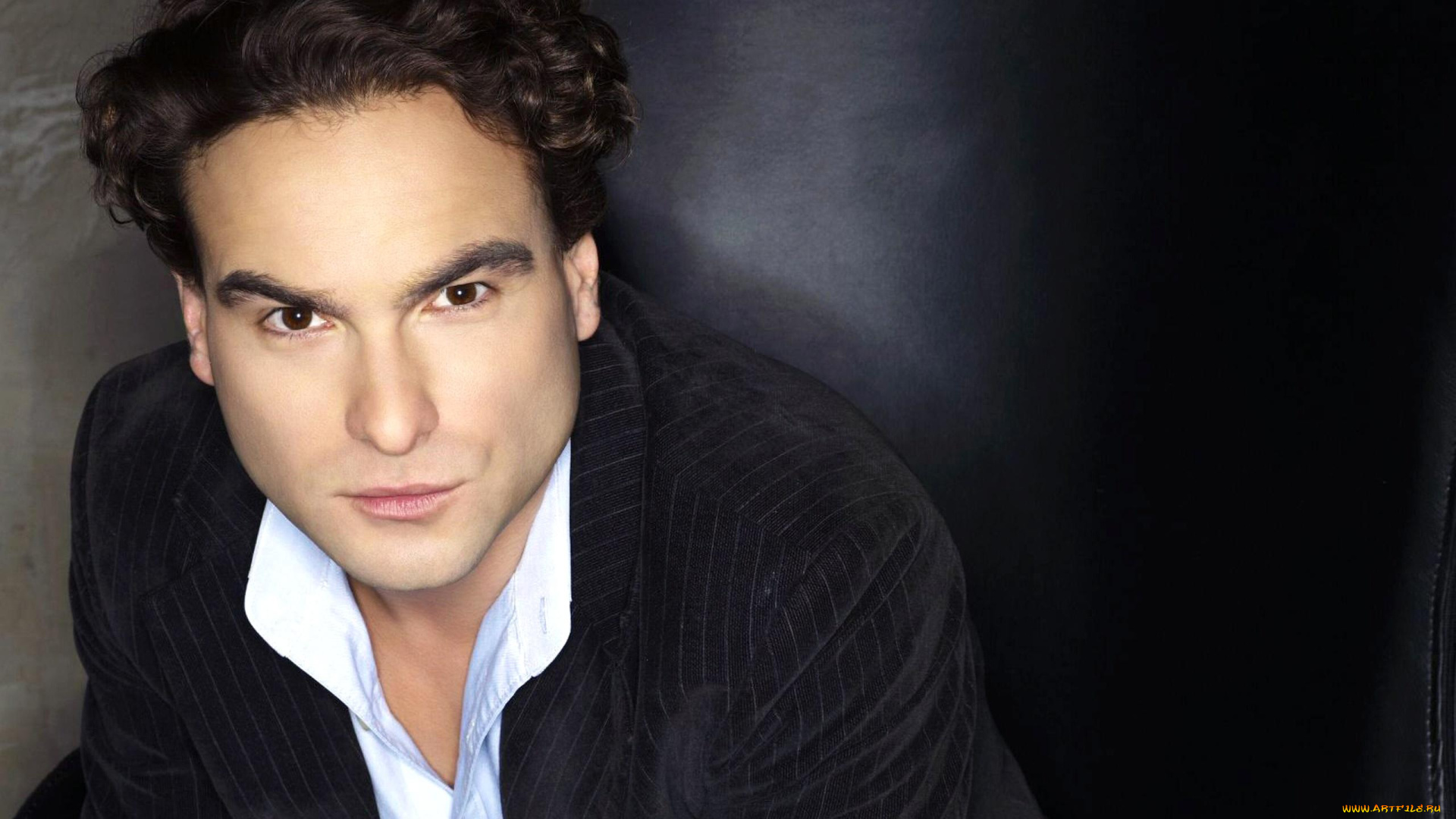 мужчины, johnny, galecki, актер, лицо, пиджак