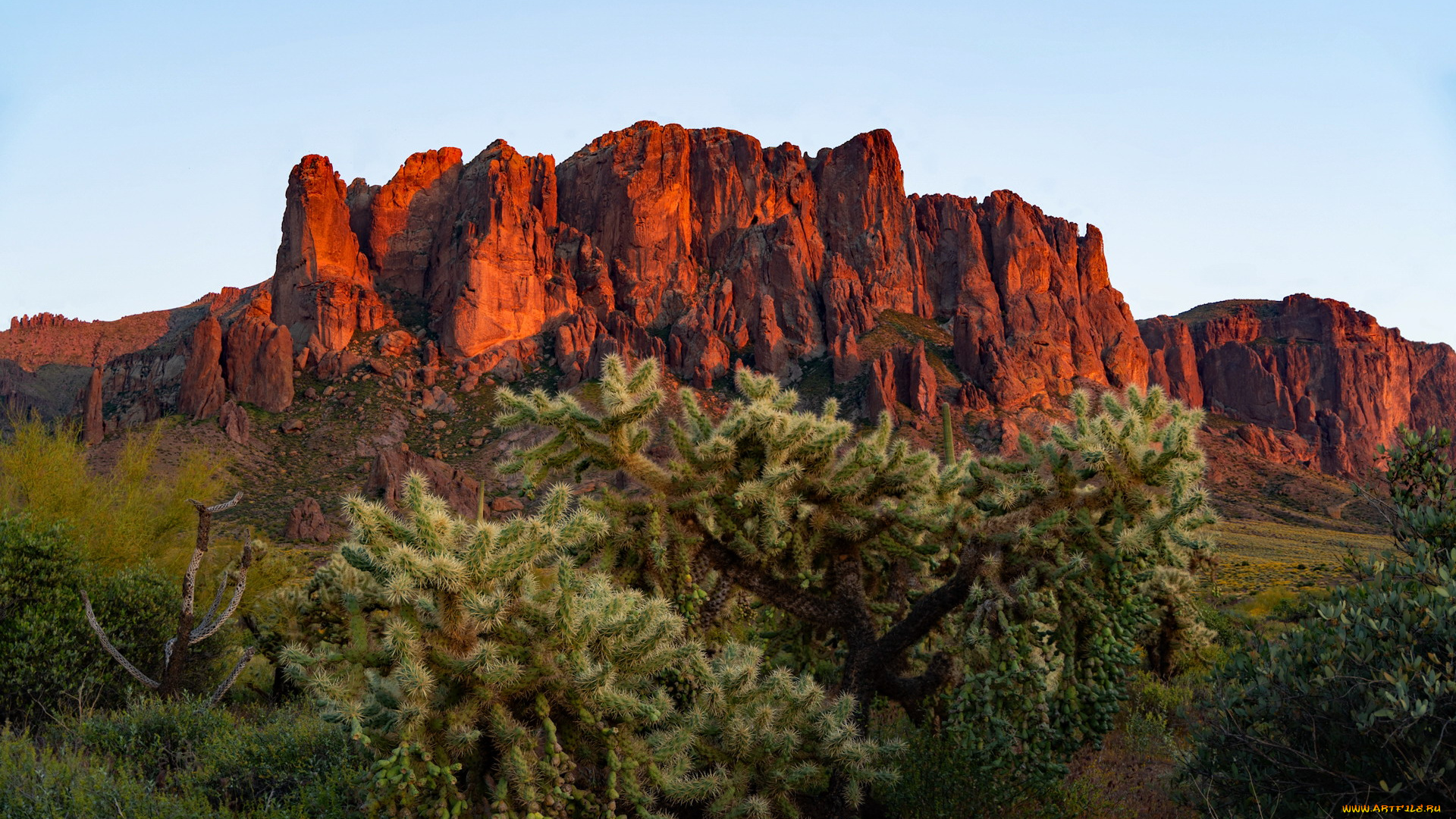 lost, dutchman, state, park, arizona, природа, горы, lost, dutchman, state, park