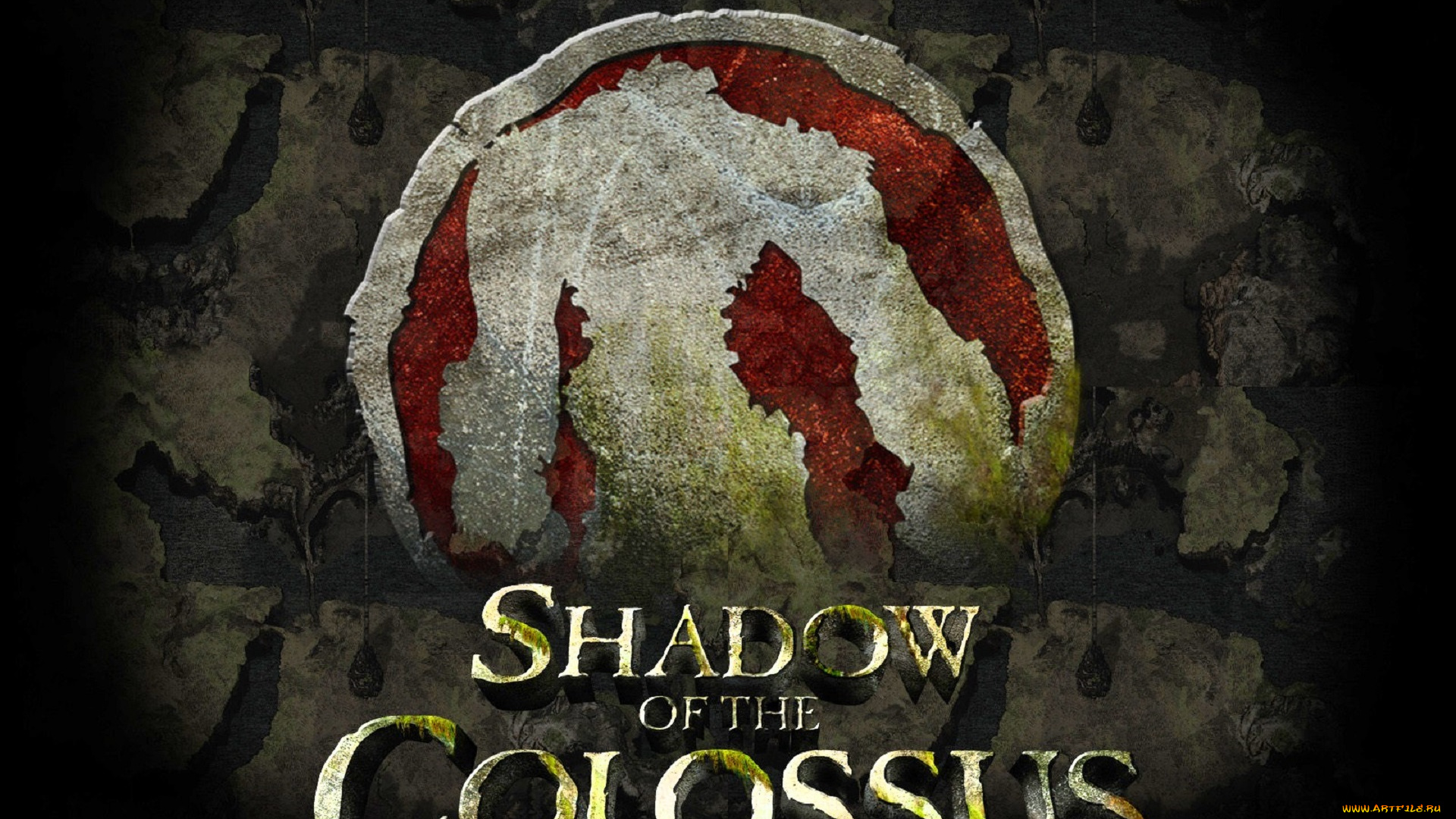видео, игры, shadow, of, the, colossus, знак, силуэт