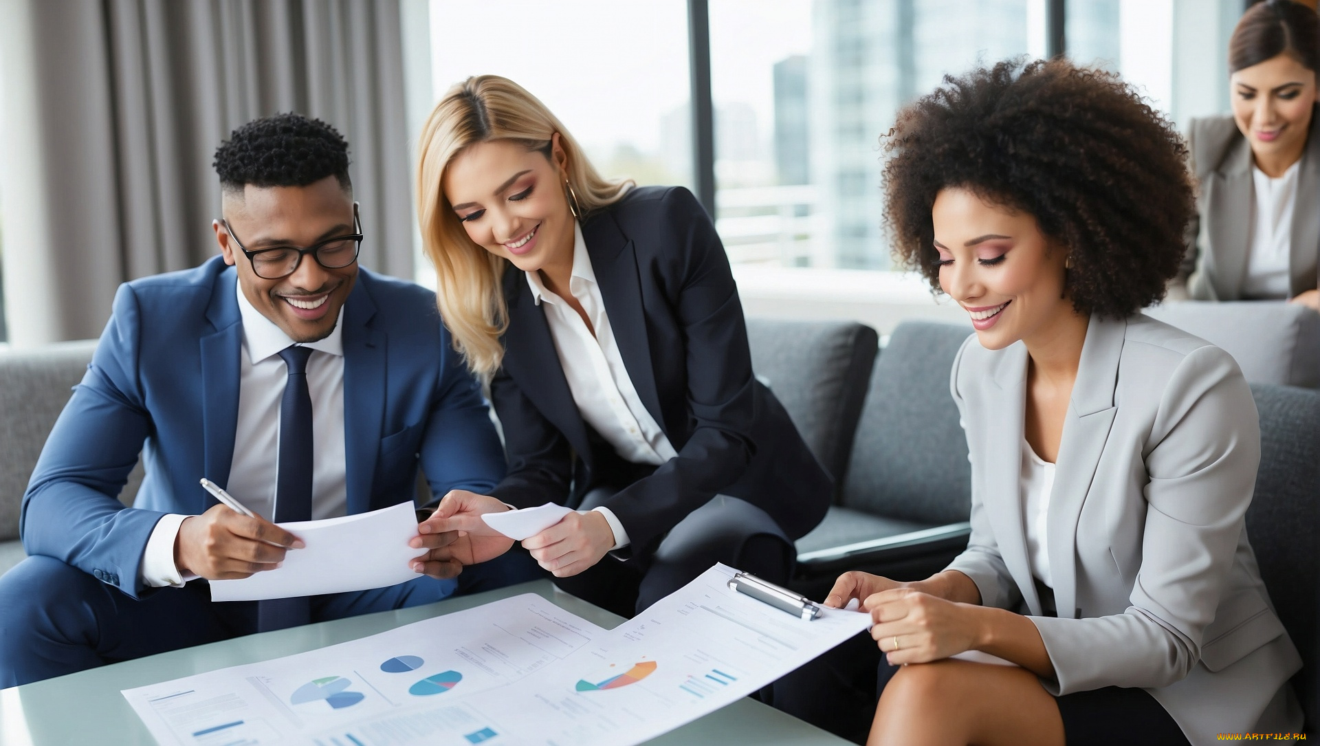 разное, люди, офисные, работники