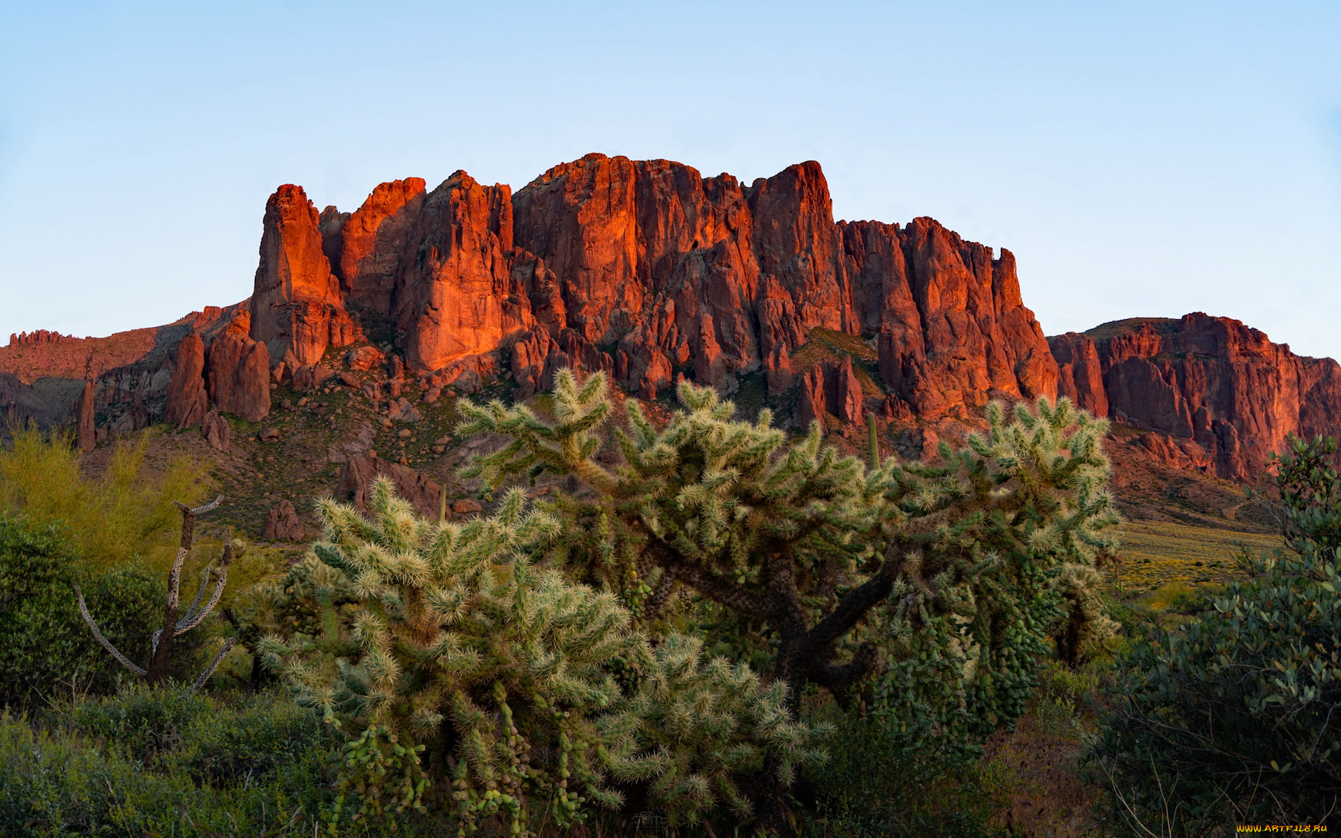 lost, dutchman, state, park, arizona, природа, горы, lost, dutchman, state, park