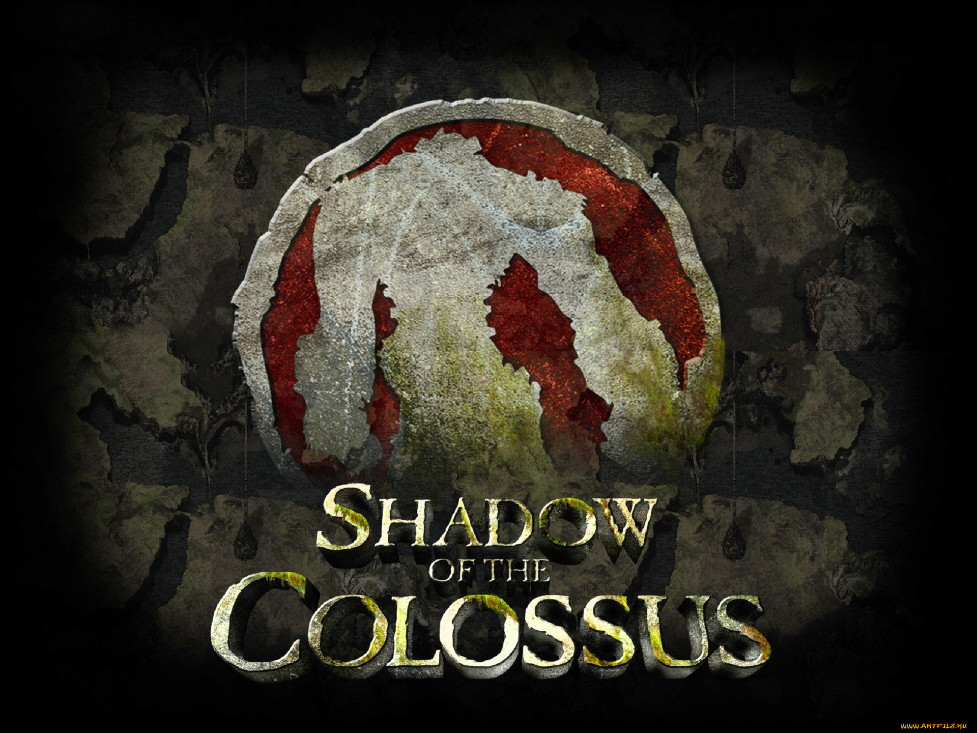 видео, игры, shadow, of, the, colossus, знак, силуэт