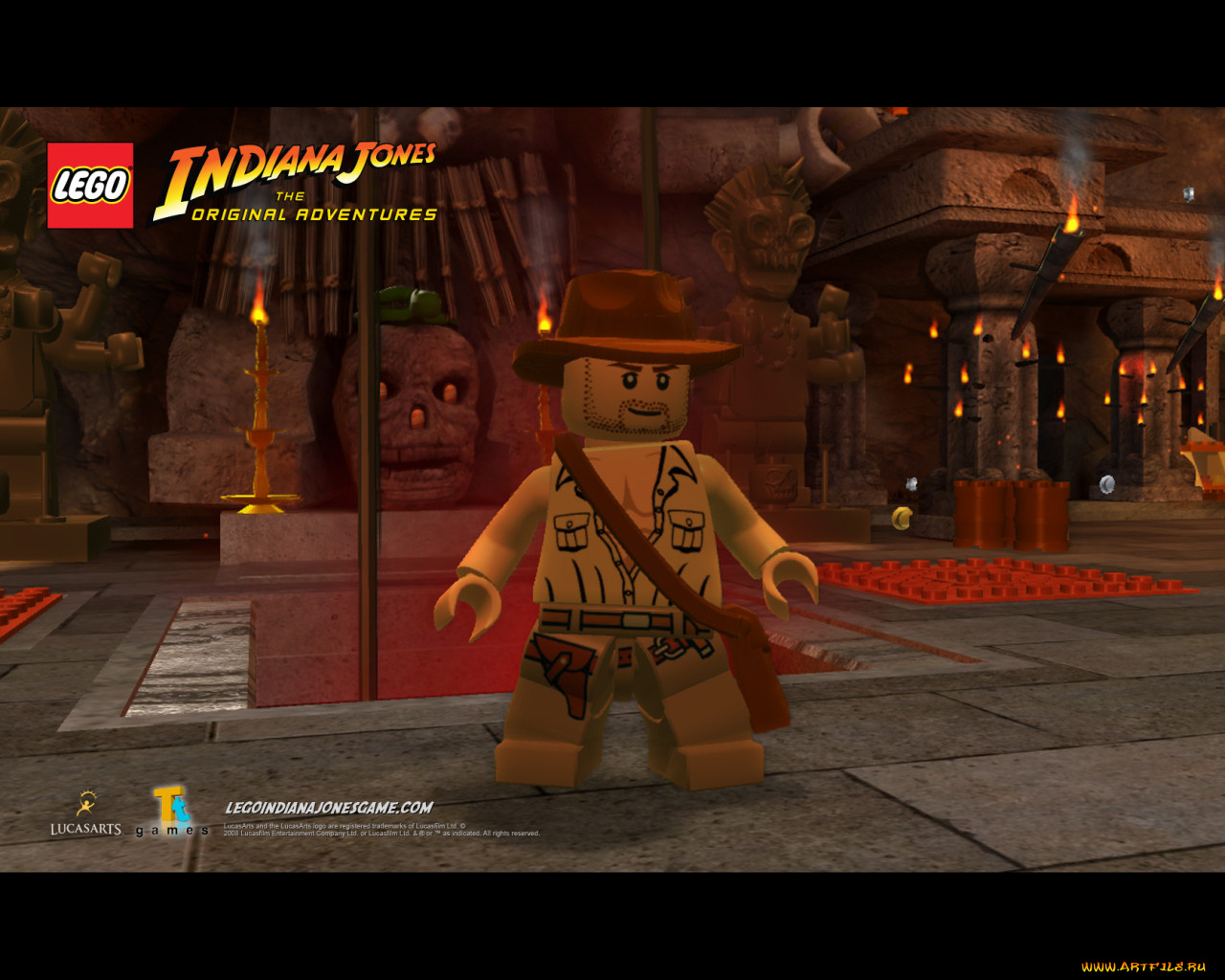 видео, игры, lego, indiana, jones, the, original, adventures