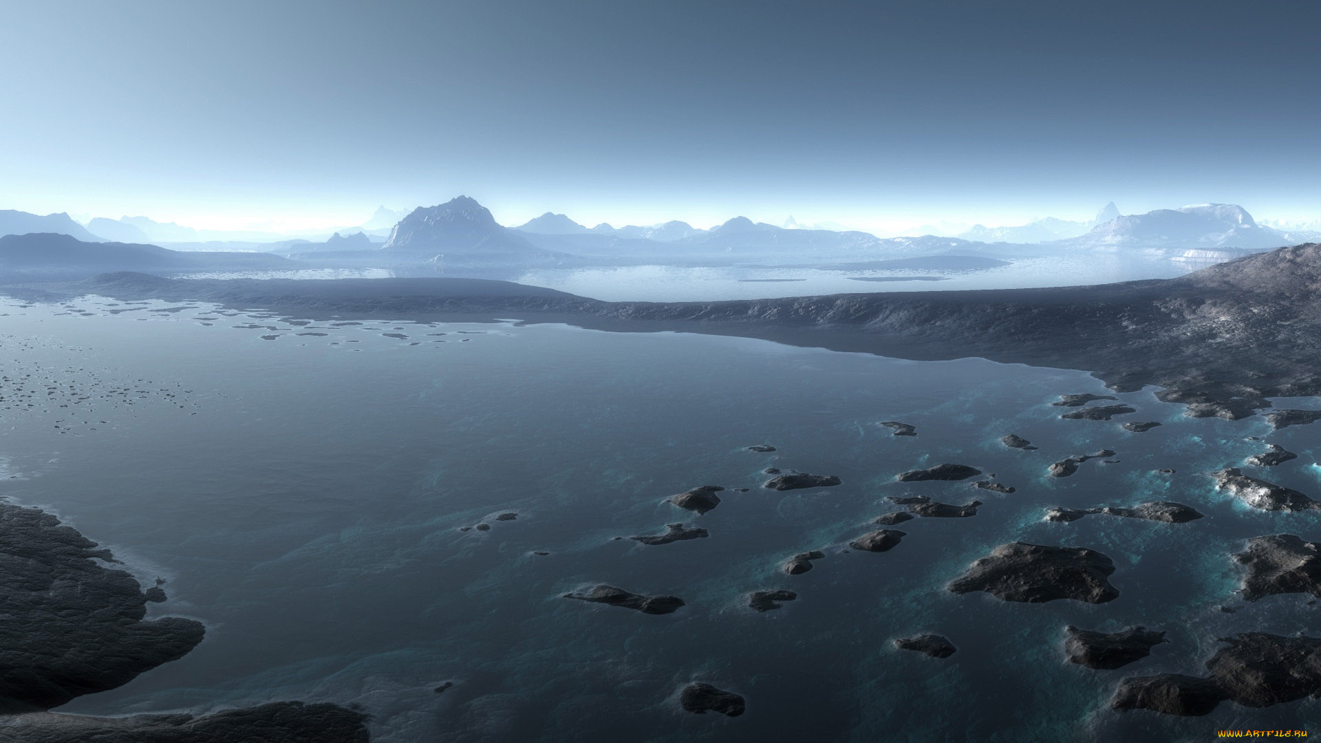 3д, графика, nature, landscape, природа