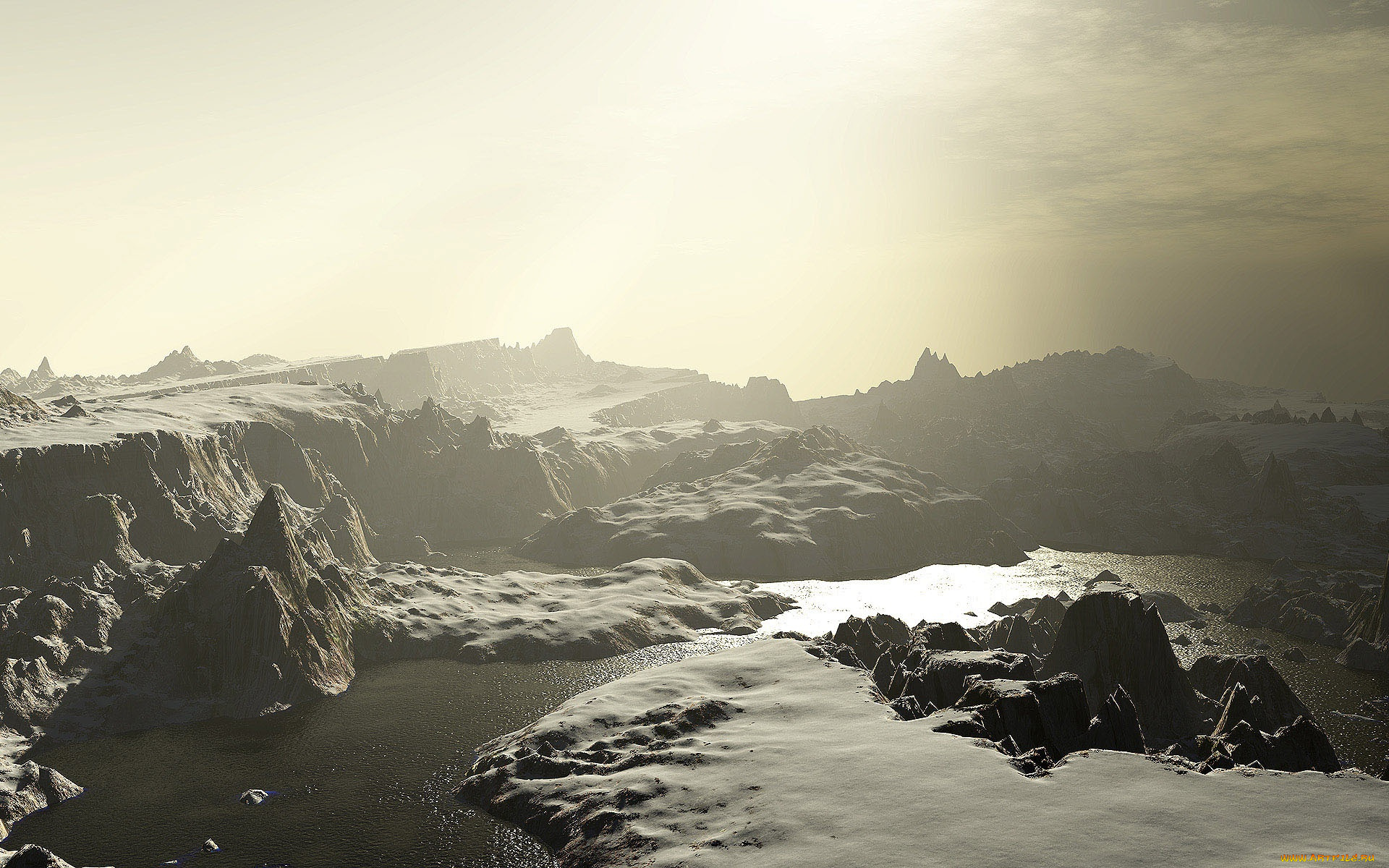 3д, графика, nature, landscape, природа