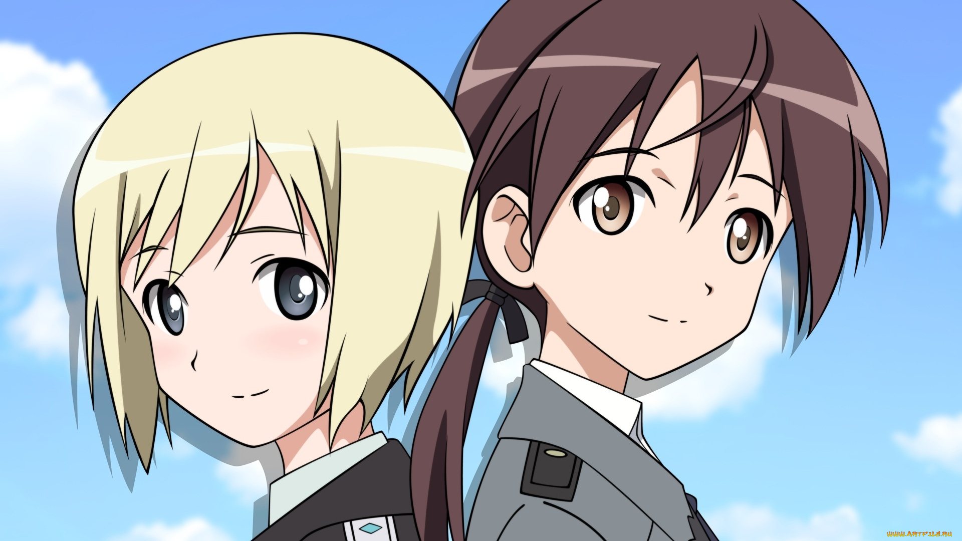 аниме, strike, witches