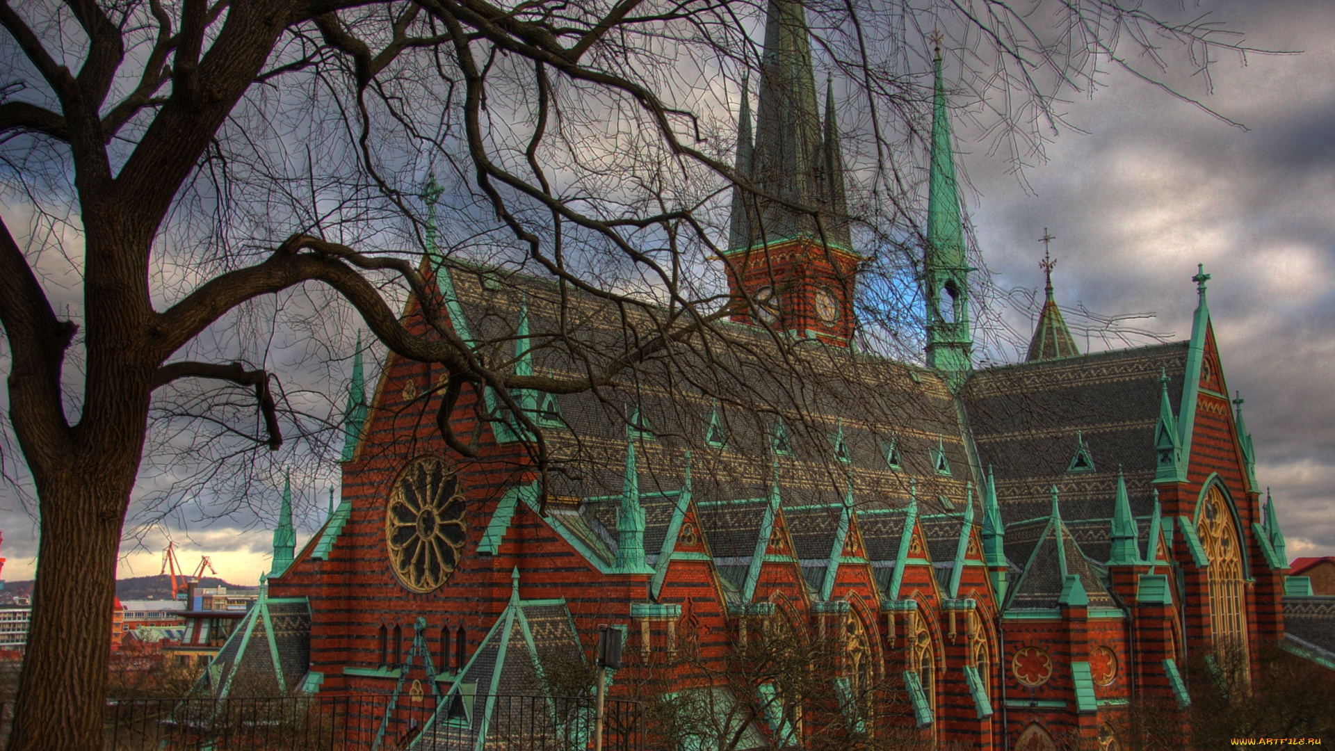 города, католические, соборы, костелы, аббатства, gothenburg, швеция