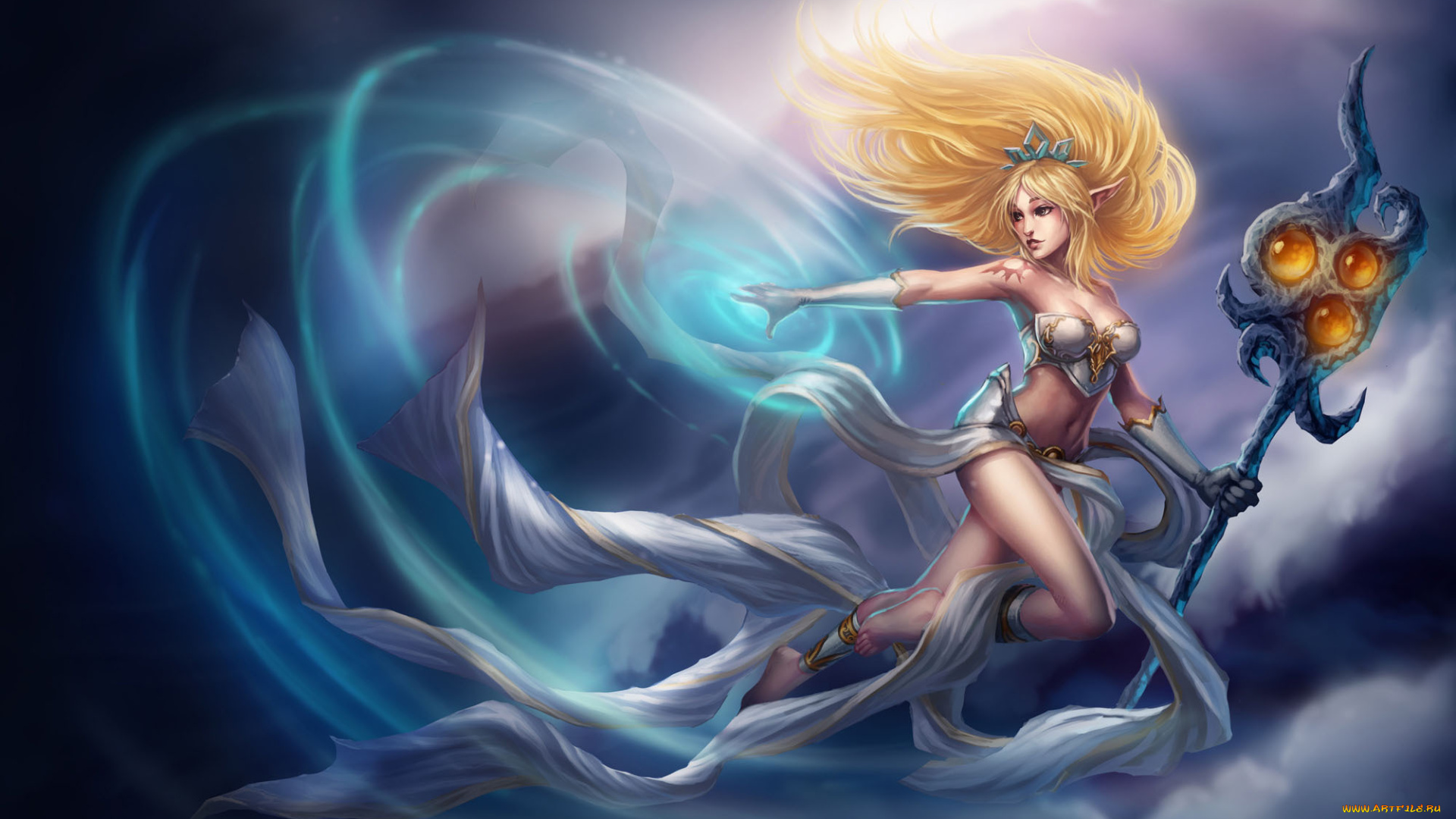 league, of, legends, видео, игры, janna