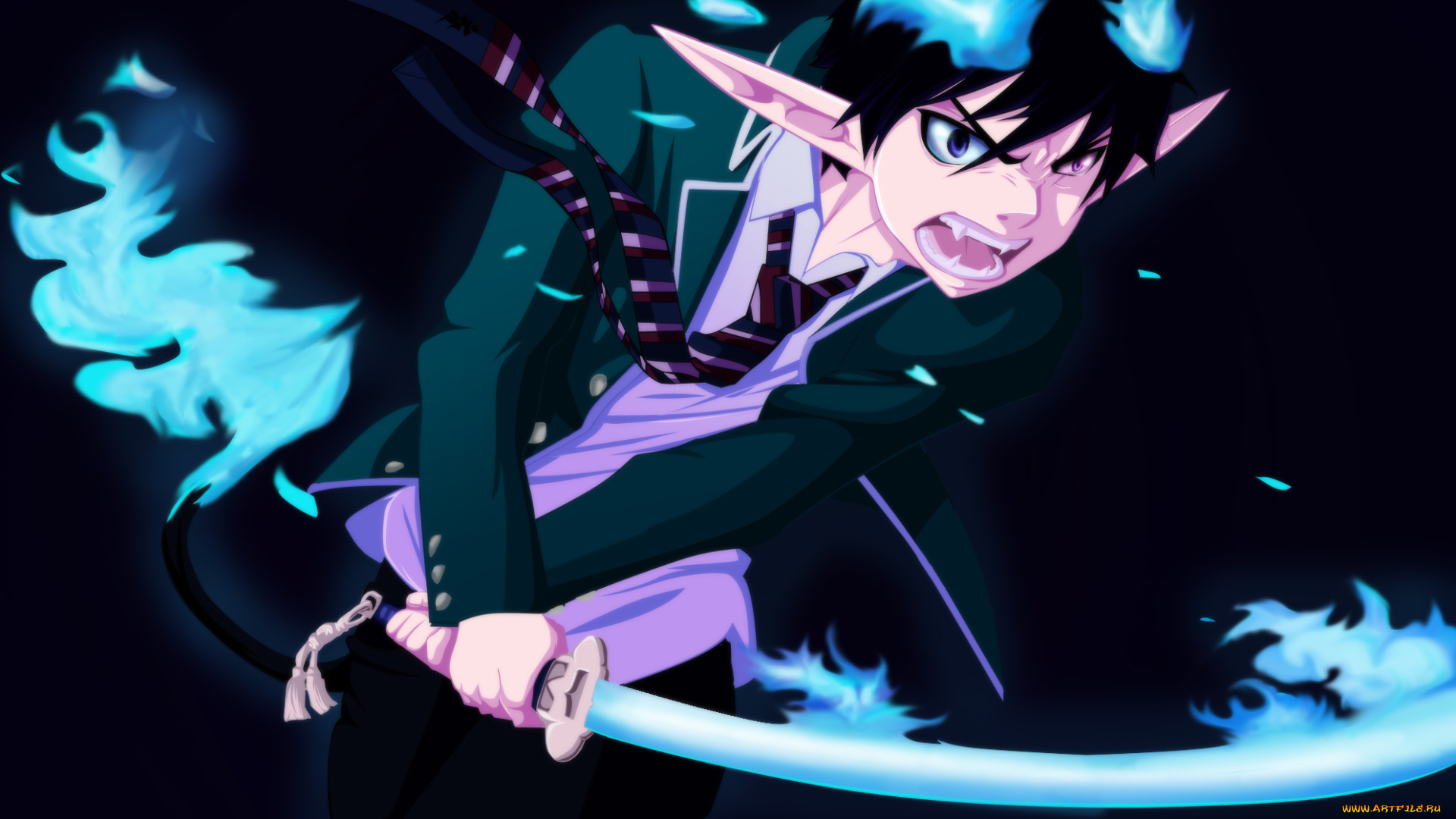 okumura, rin, аниме, ao, no, exorcist
