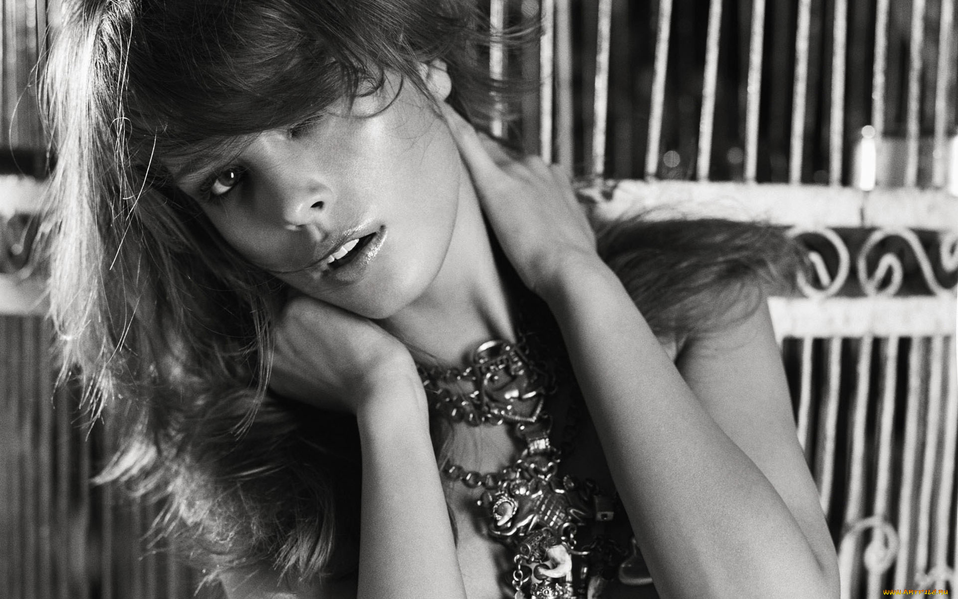 Petra, Nemcova, девушки, , , черно-белое, фото