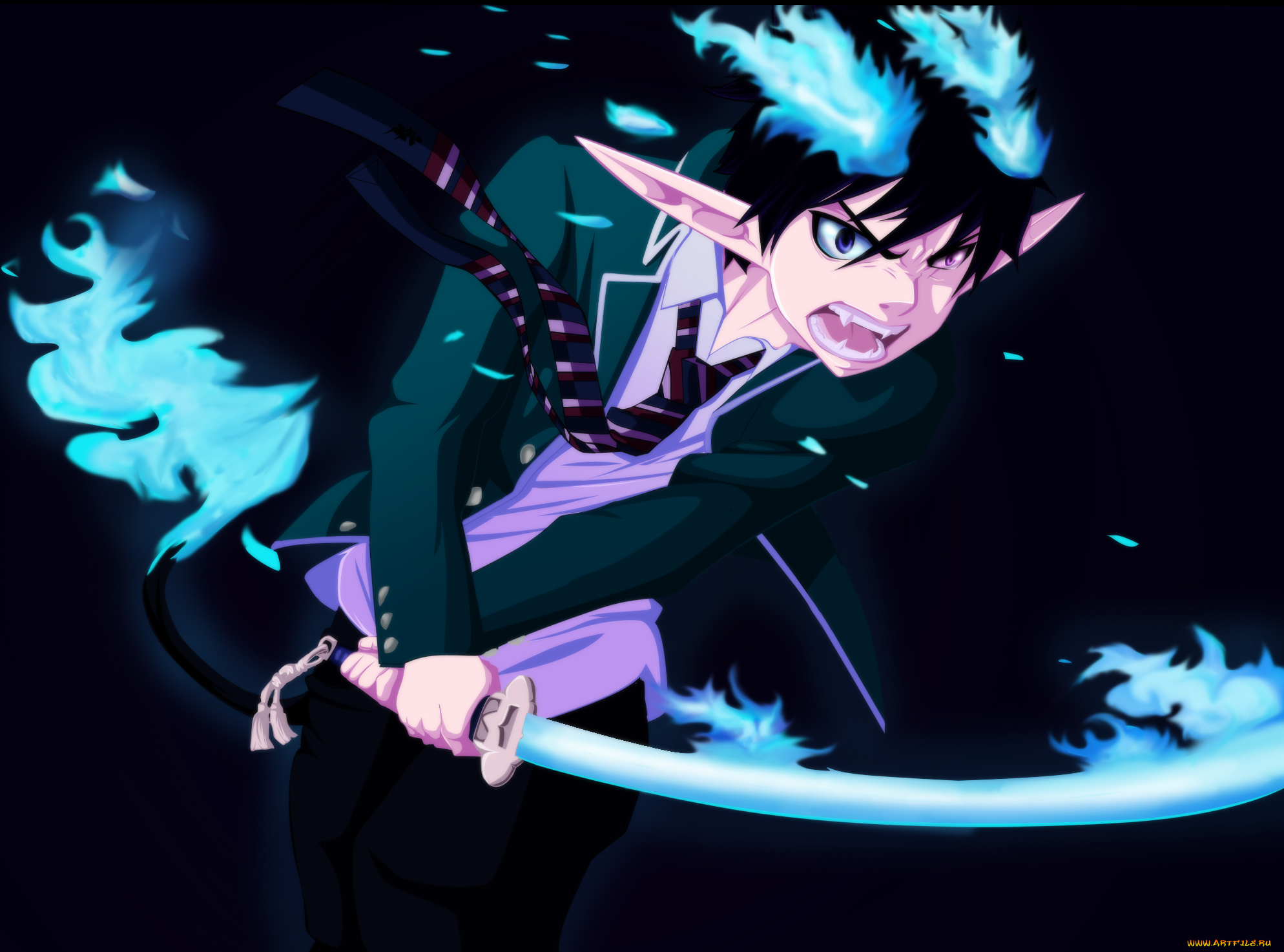 okumura, rin, аниме, ao, no, exorcist