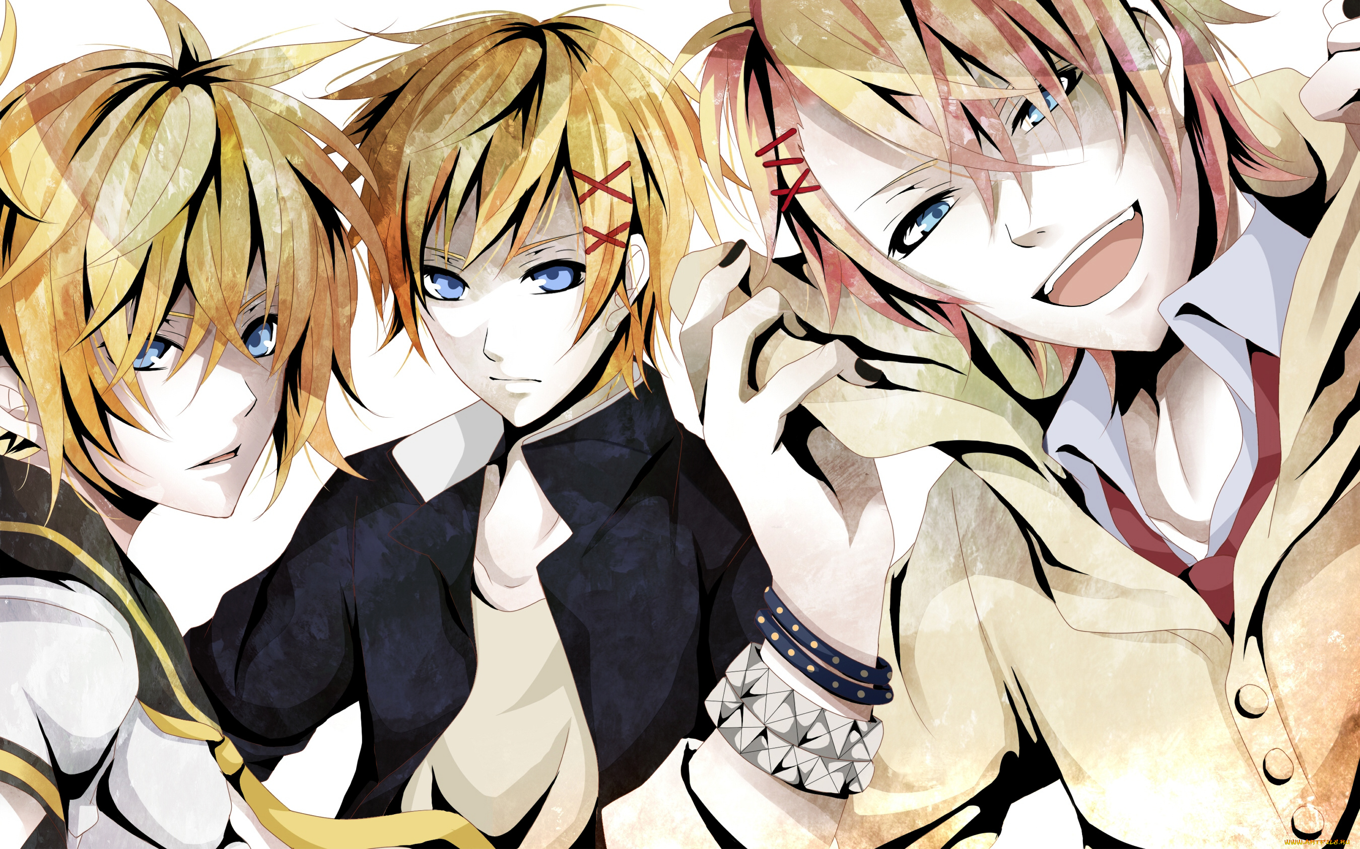 vocaloid, inu, boku, ss, аниме, kagamine, len, x, watanuki, banri, kurusu, shou