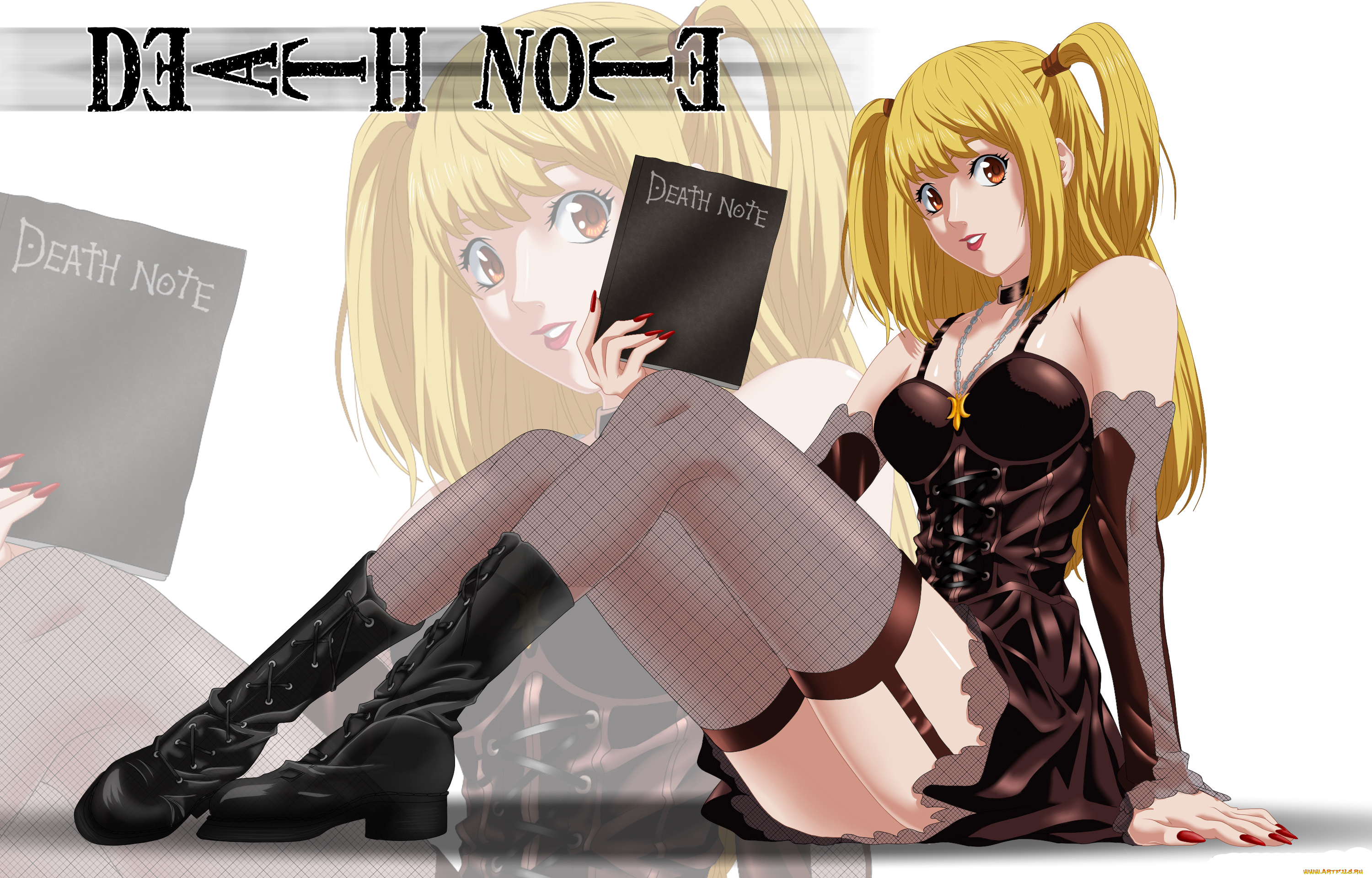 amane, misa, аниме, death, note