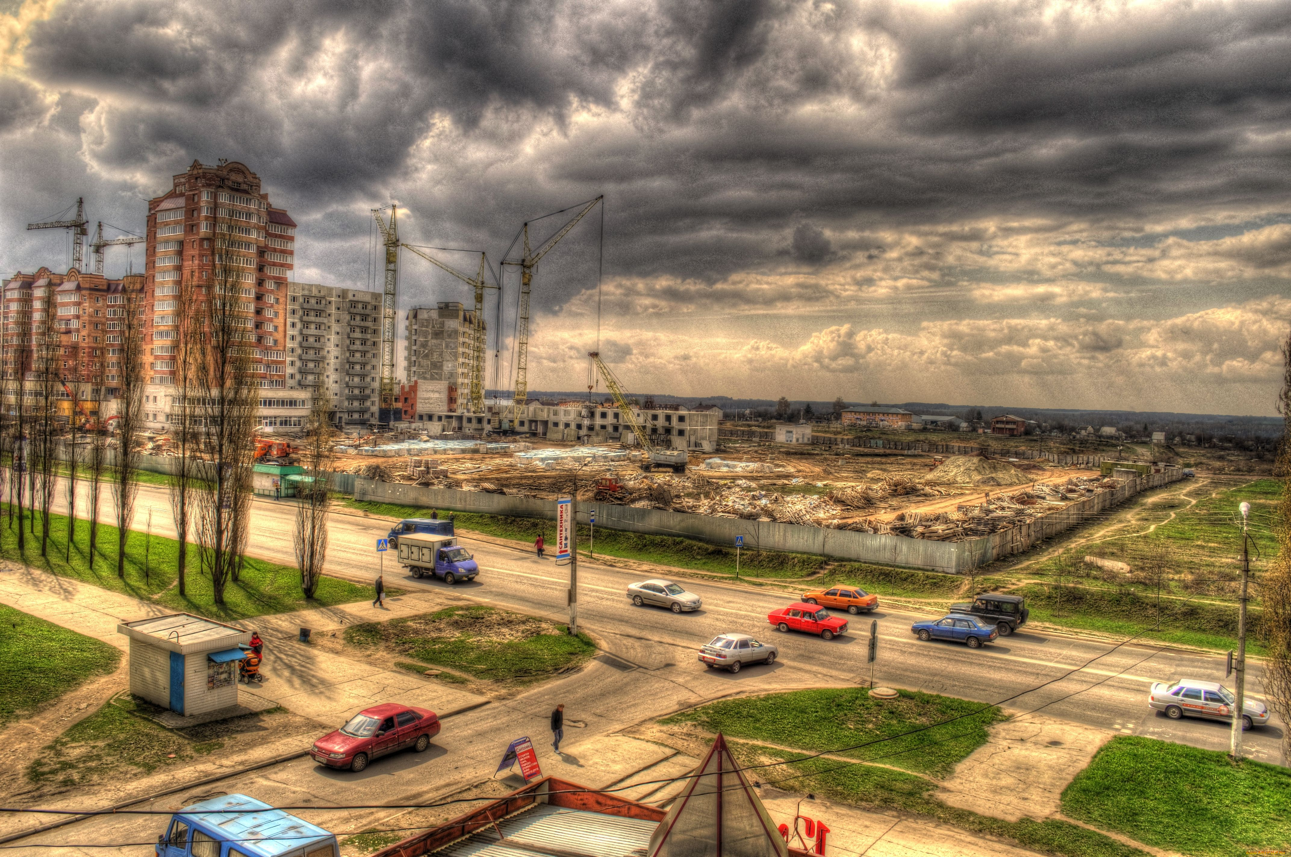 города, улицы, площади, набережные, перекресток