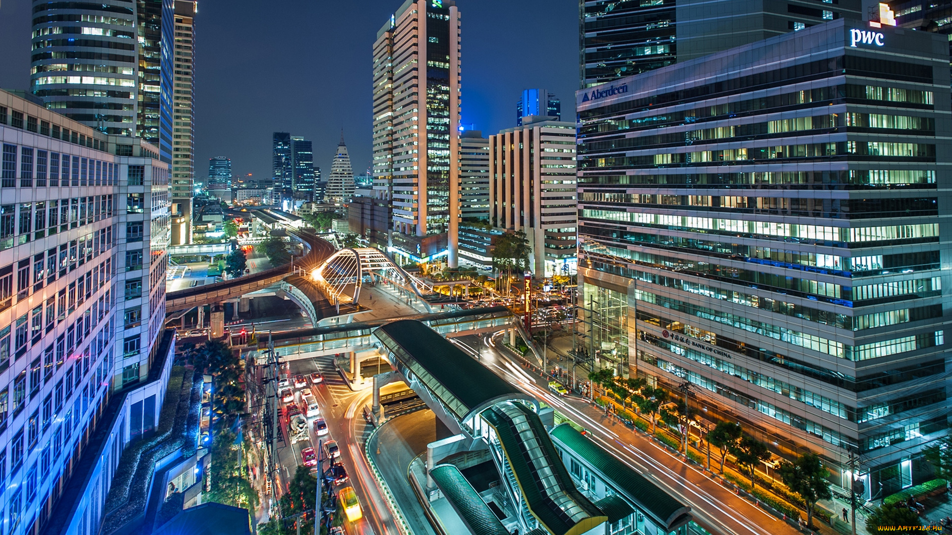 города, бангкок, таиланд, здания