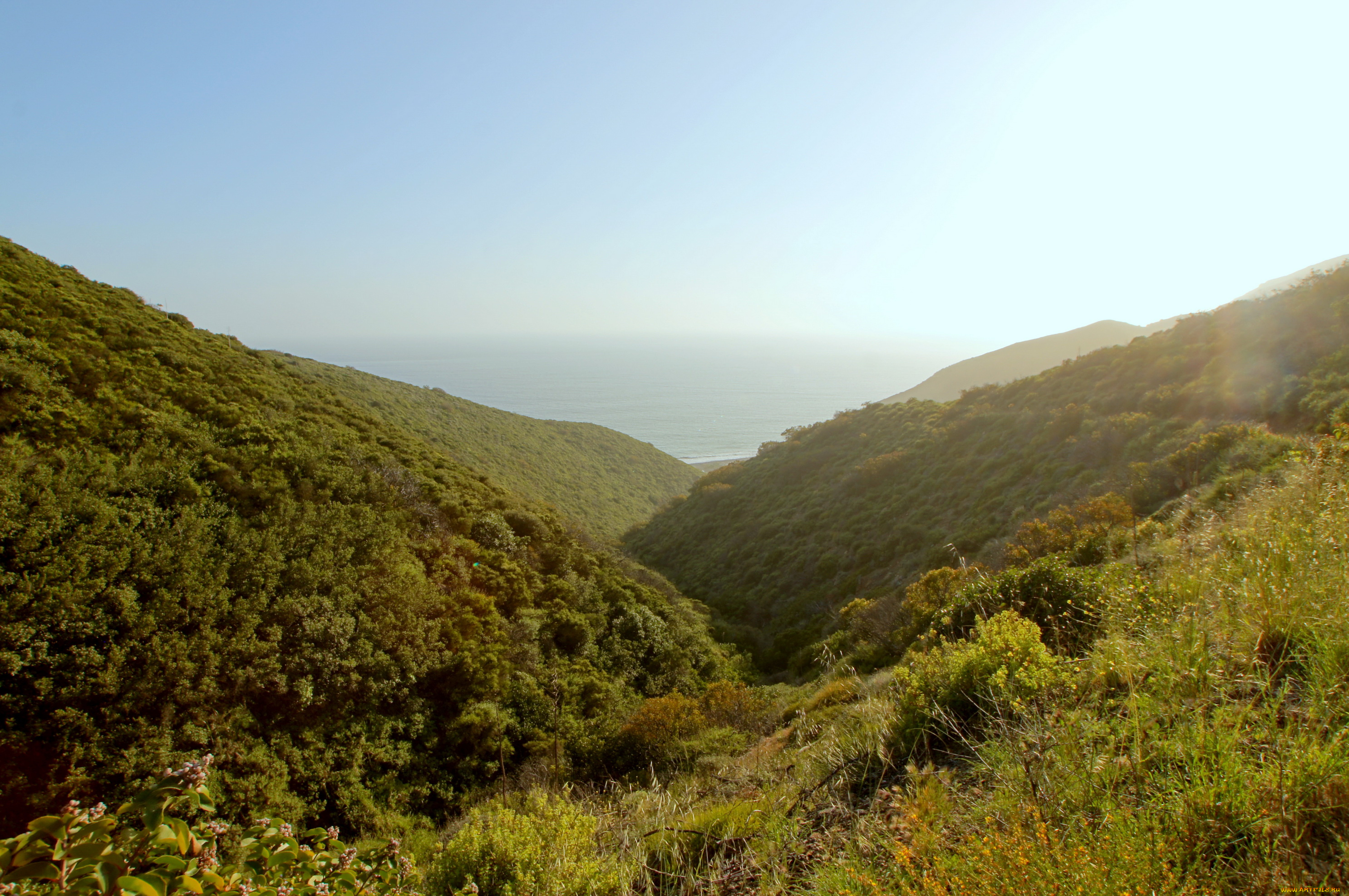 california, malibu, природа, горы