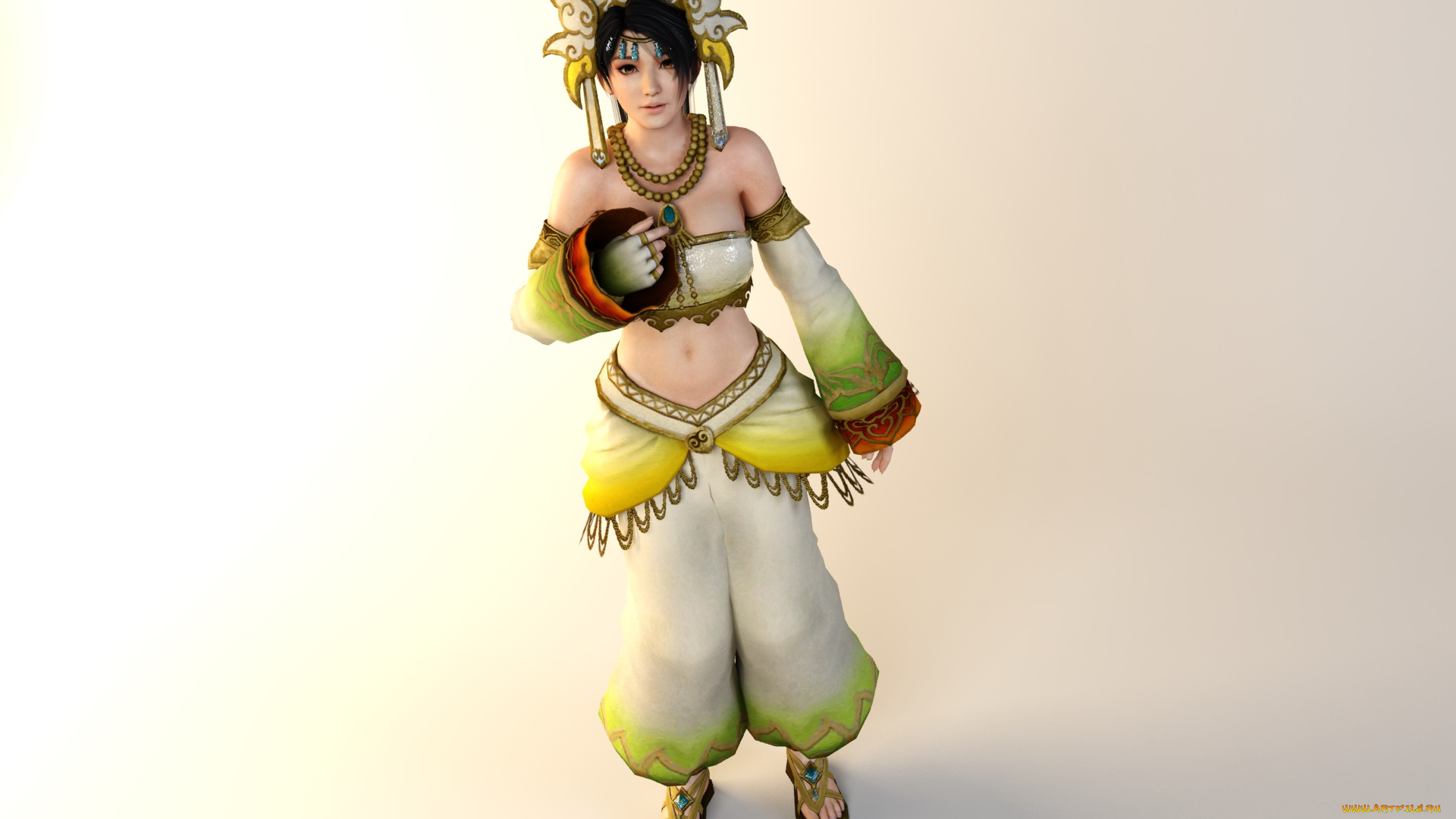 3д, графика, anime, , аниме, взгляд, девушка