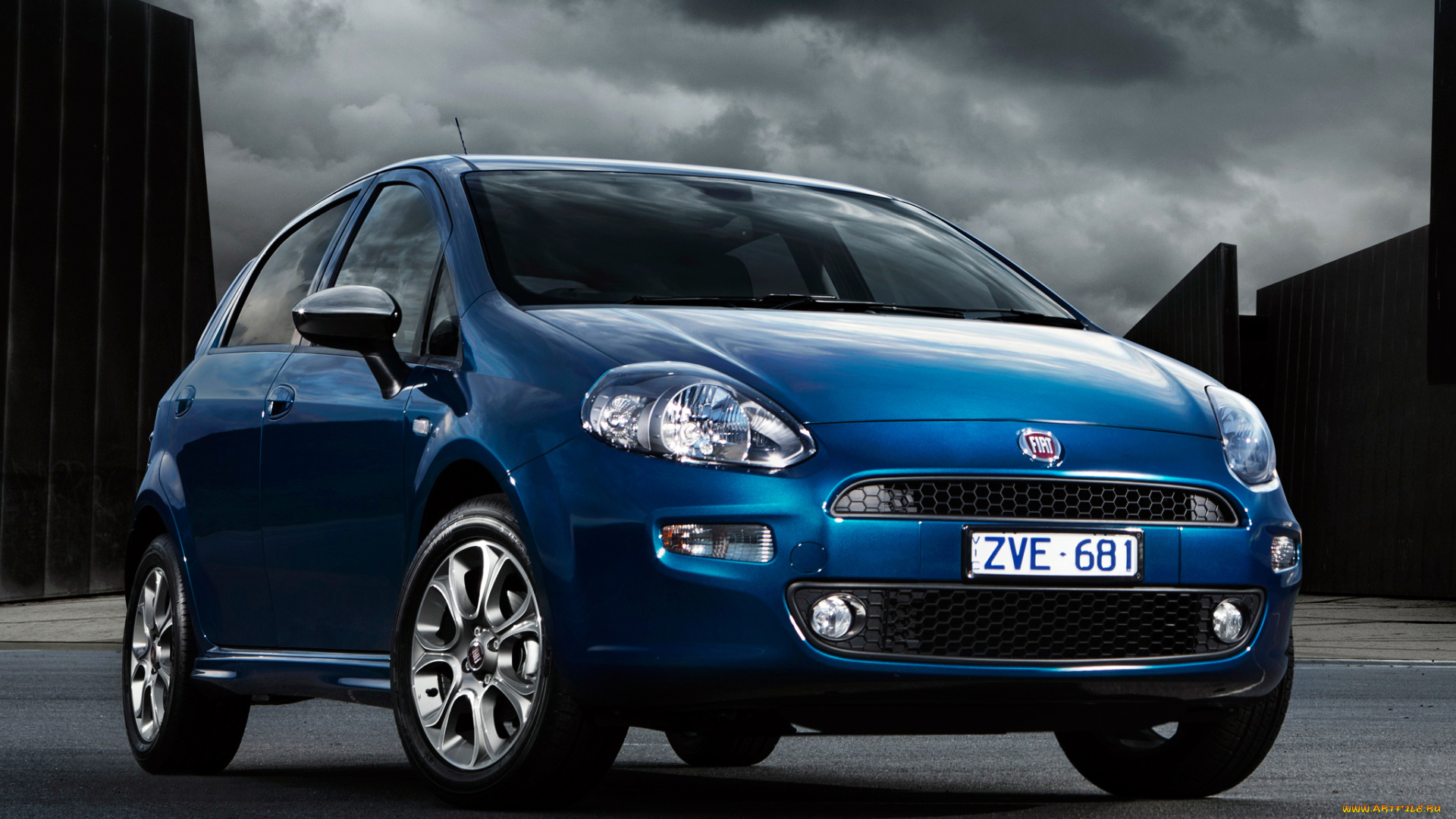 автомобили, fiat, punto, au-spec, 199, 2013, синий