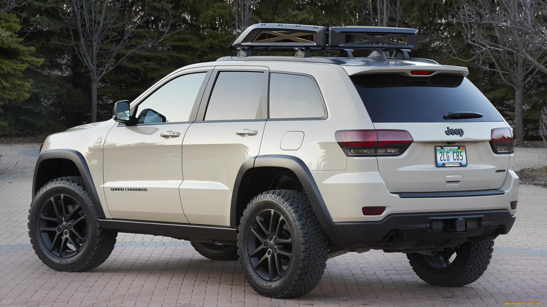 автомобили, jeep, серый, 2014, wk2, warrior, concept, trail, cherokee, grand