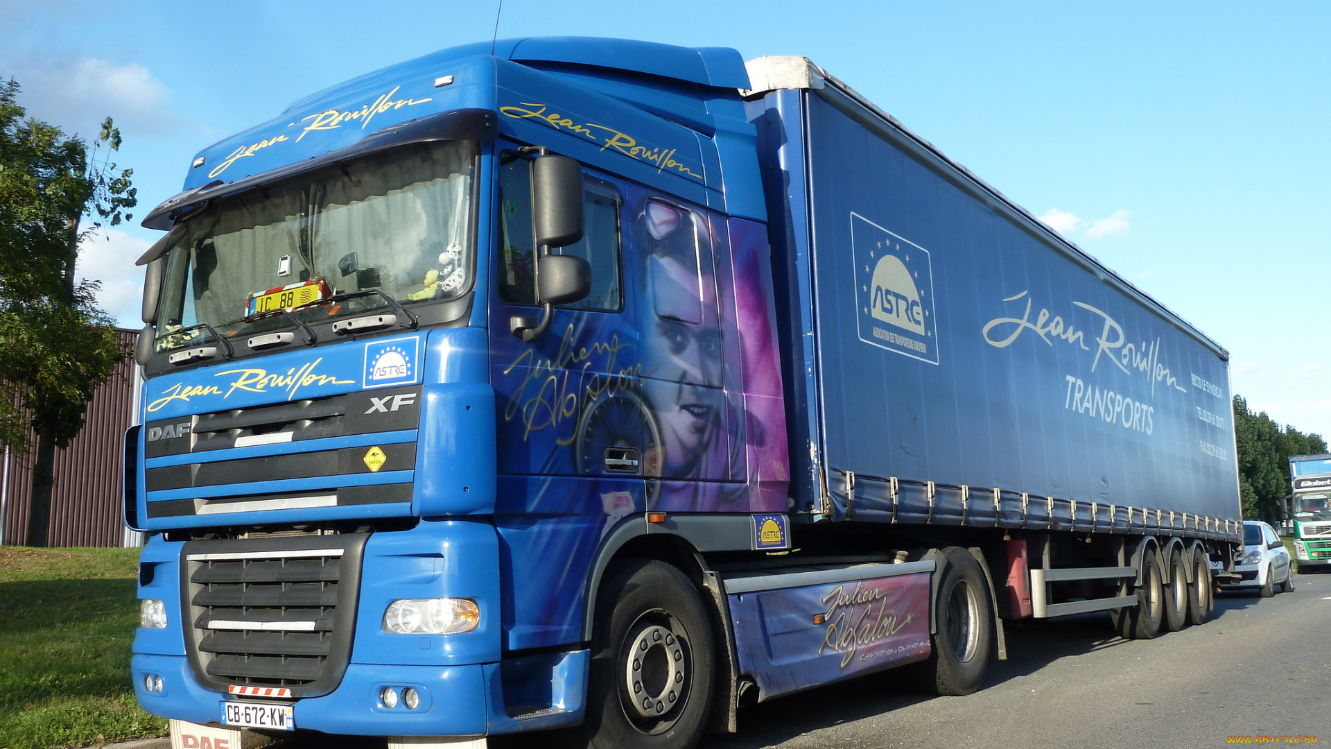 daf, автомобили, daf, , выставка, улица, контейнеровоз, грузовик, тягач