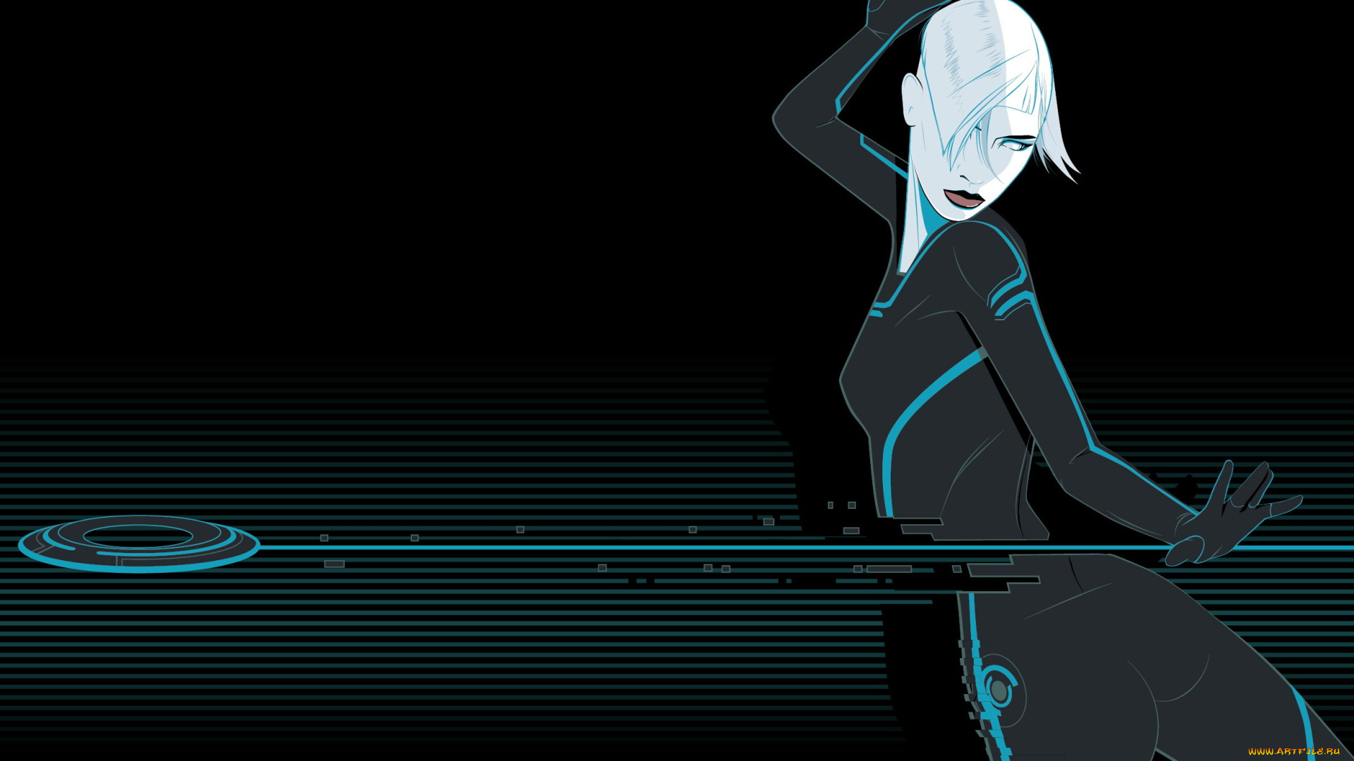 рисованные, кино, craig, drake, tron, legacy