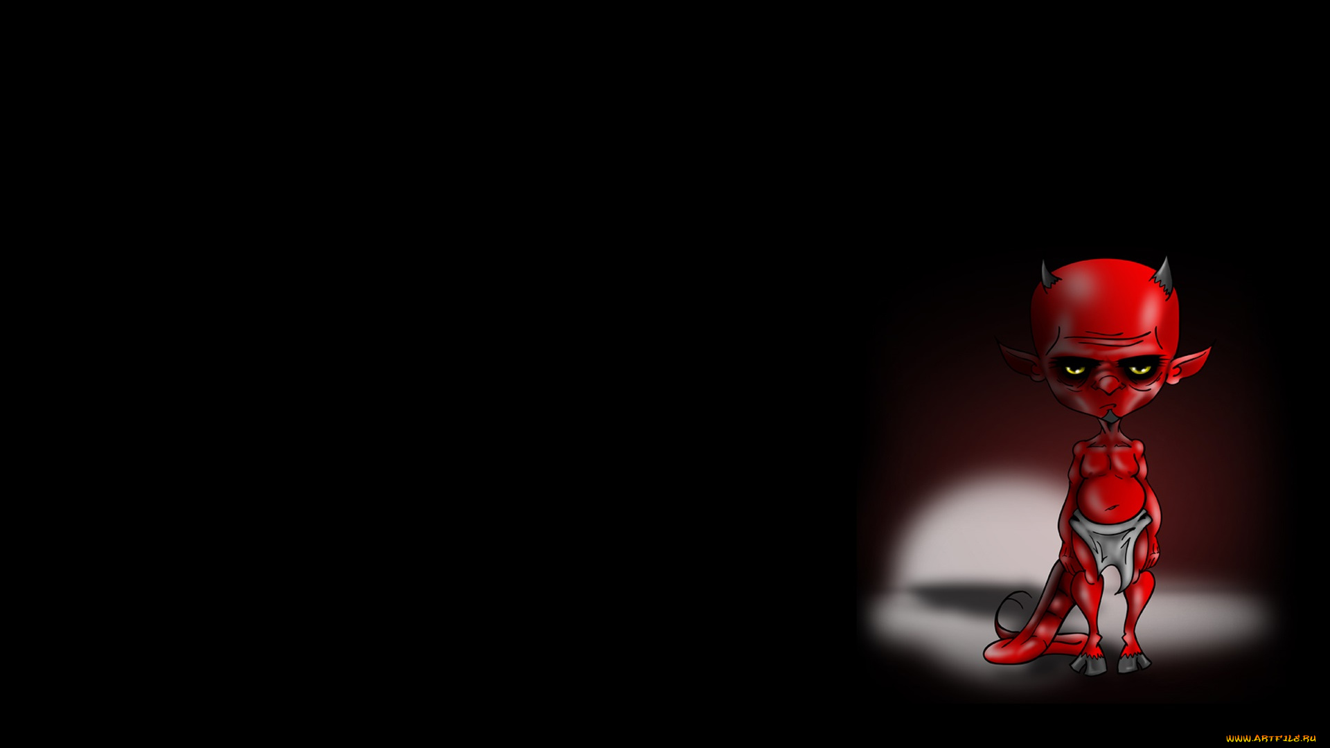 рисованные, минимализм, черт