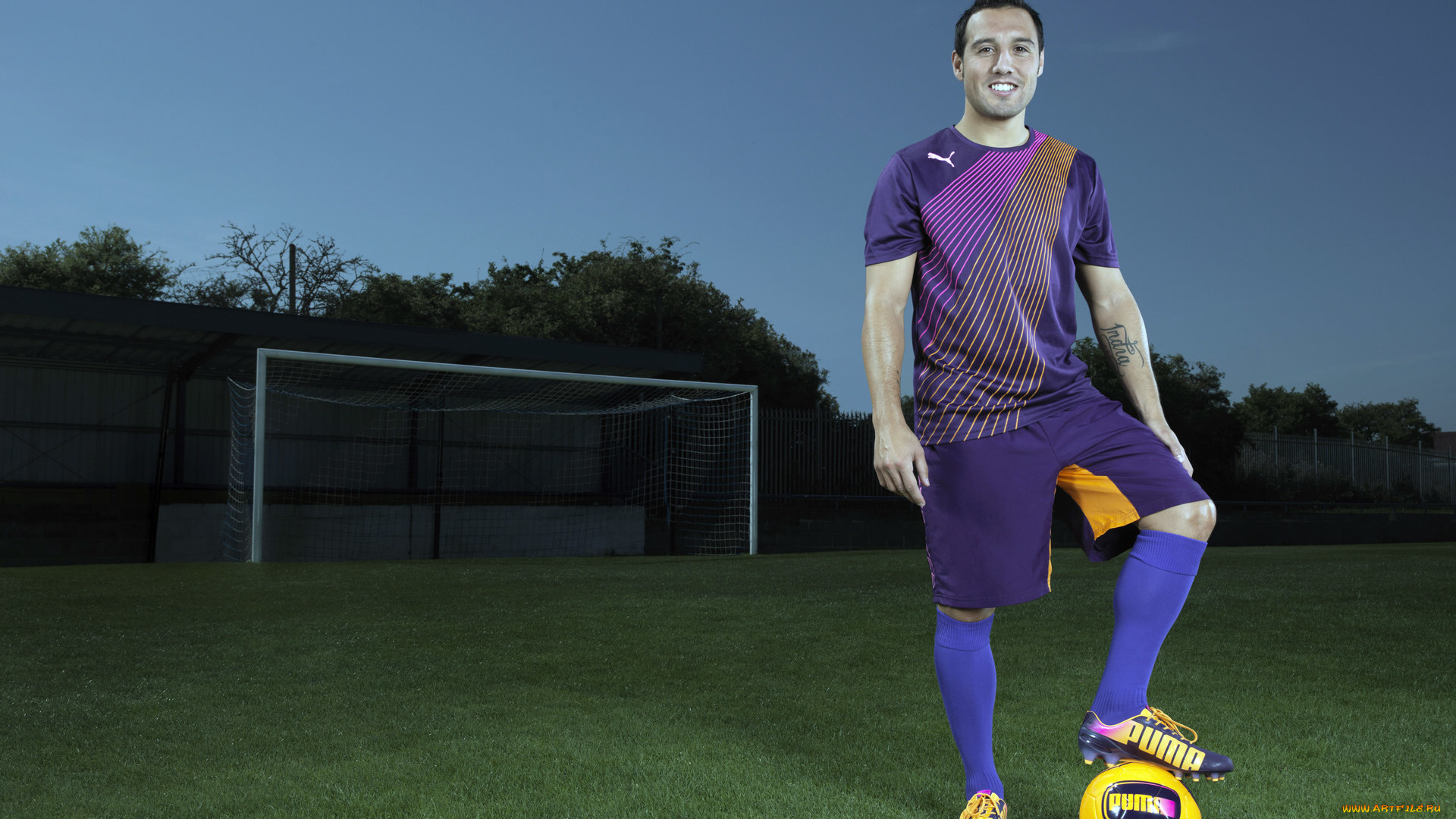 santi, cazorla, спорт, футбол, мяч, игрок, взгляд