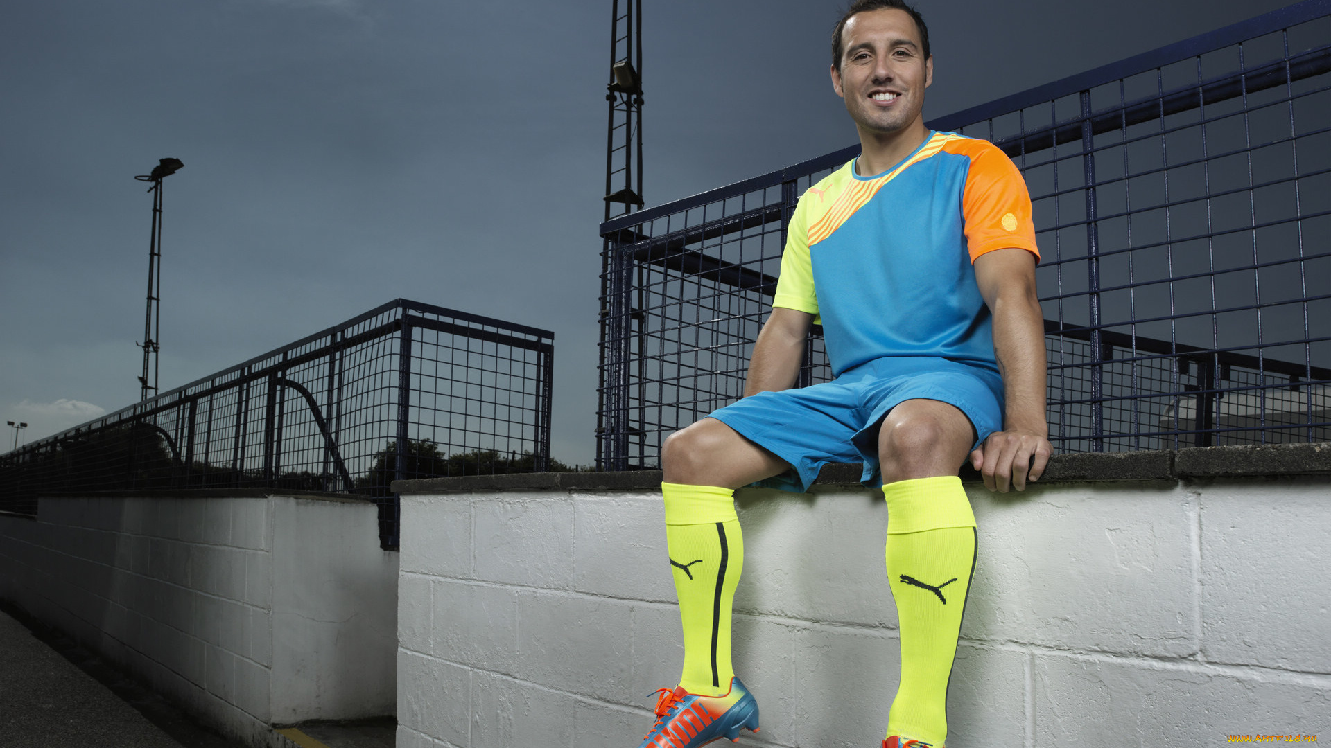 santi, cazorla, спорт, футбол, взгляд, игрок, мяч