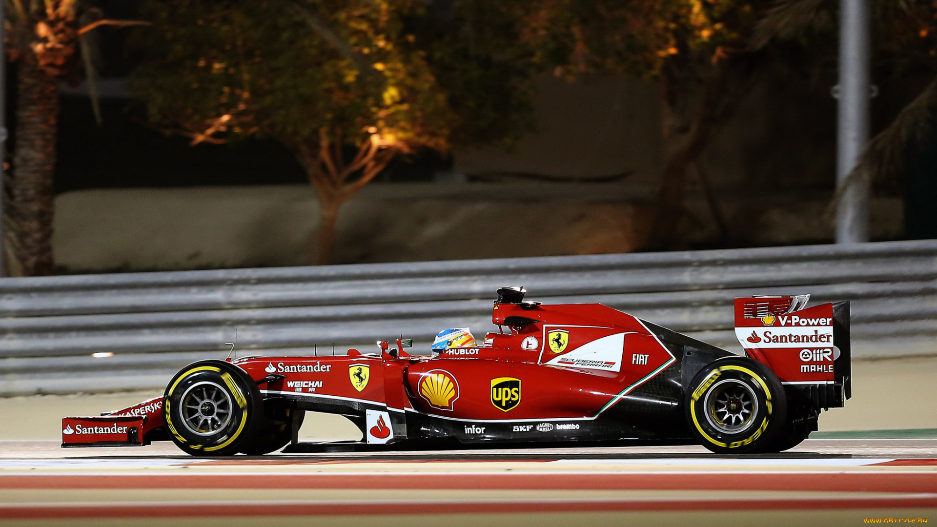 спорт, автоспорт, ferrari, f14, t, 2014, красный