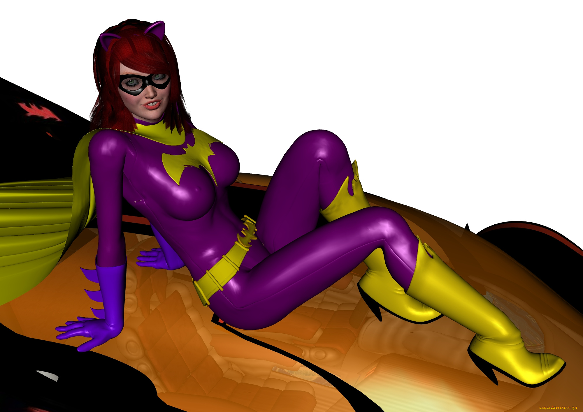 3д, графика, fantasy, , фантазия, улыбка, девушка, супермен