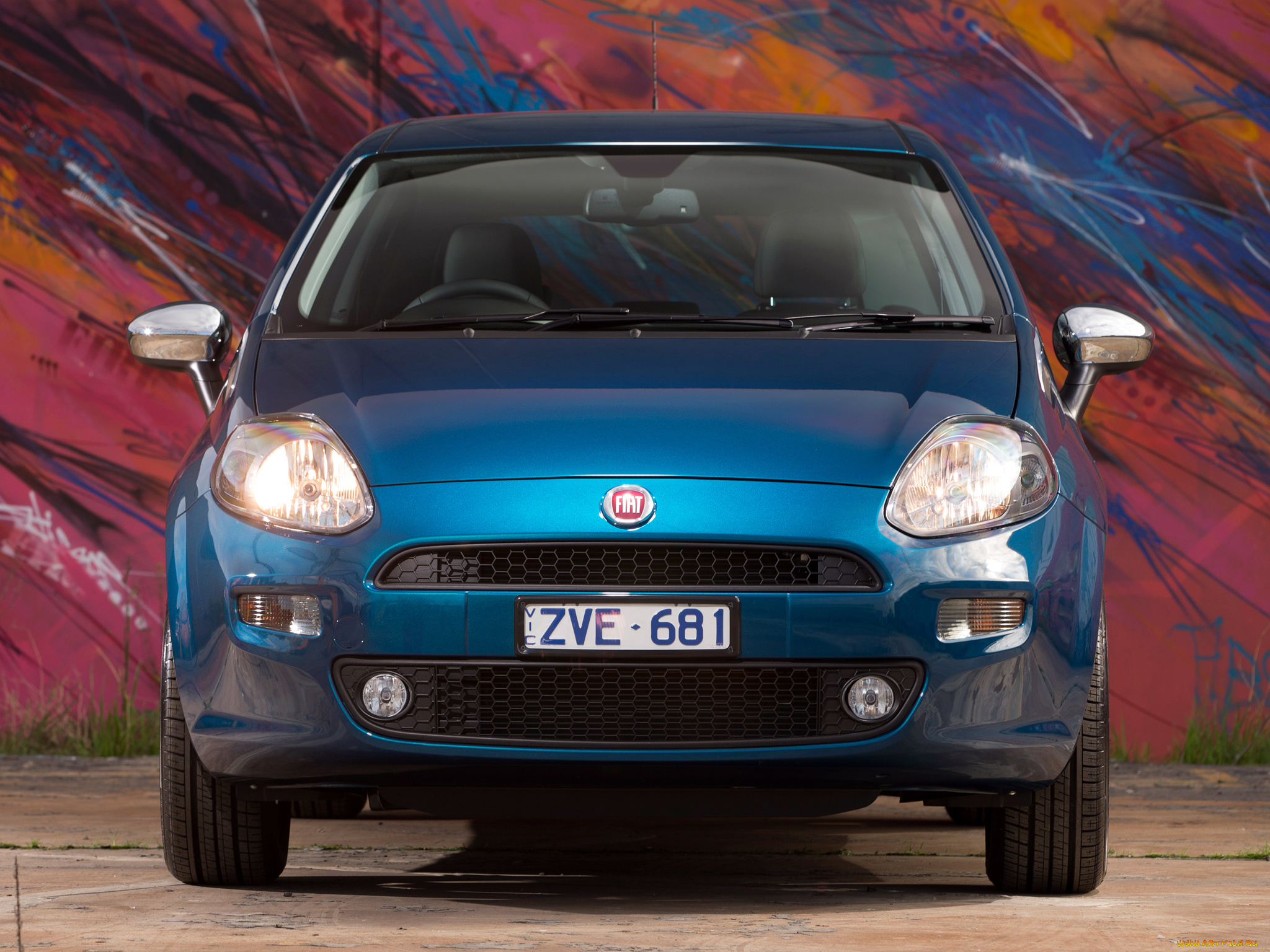 автомобили, fiat, punto, au-spec, 199, 2013, синий