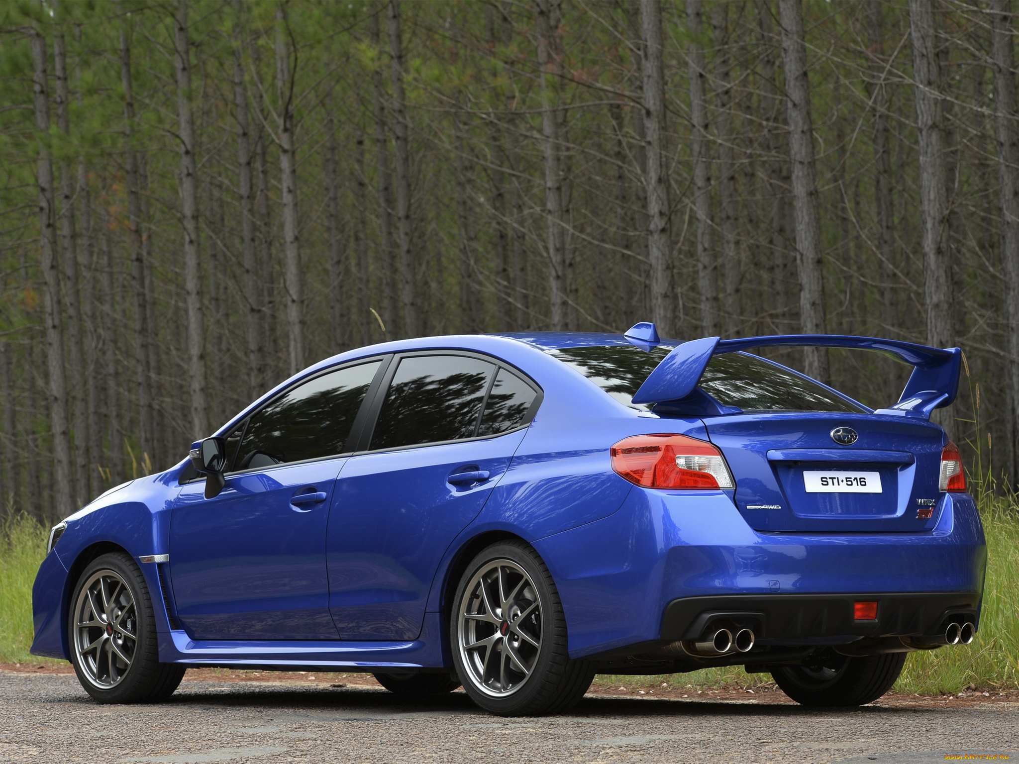 автомобили, subaru, 2014, sti, wrx, синий