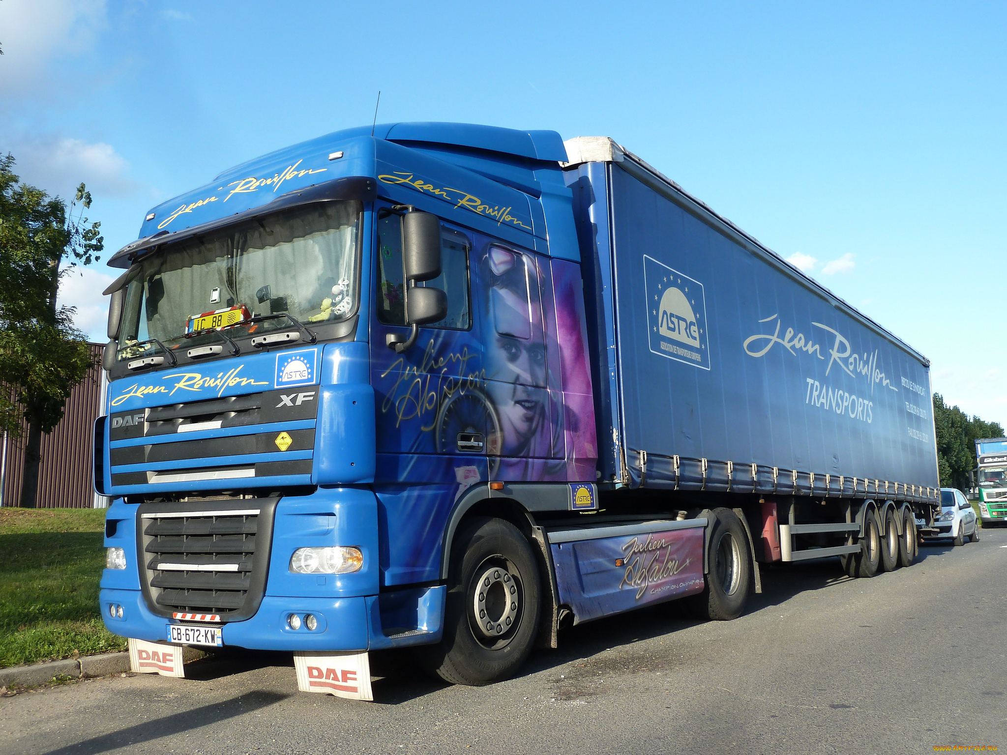 daf, автомобили, daf, , выставка, улица, контейнеровоз, грузовик, тягач