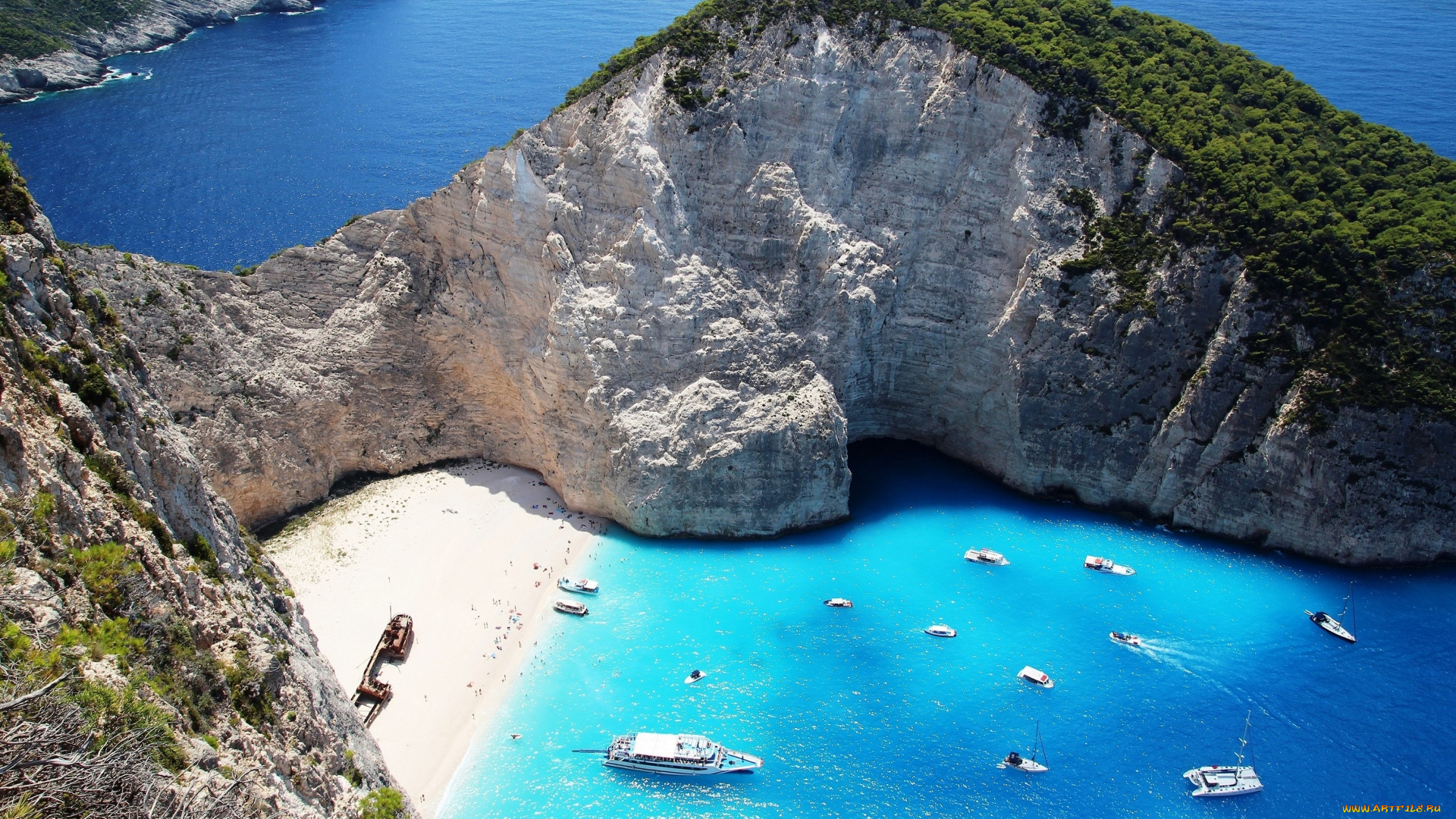 бухта, навайо, природа, моря, океаны, бухта, навайо, остров, закинф, греция