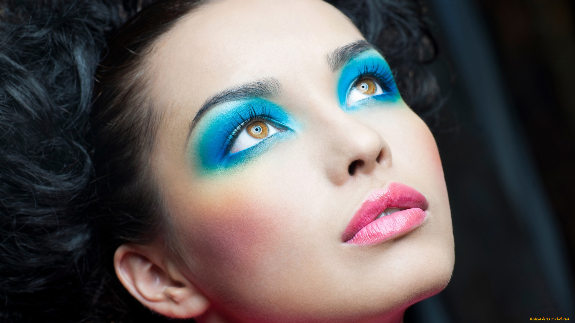 девушки, -unsort, , лица, , портреты, модель, девушка, взгляд, тени, ресницы, волосы